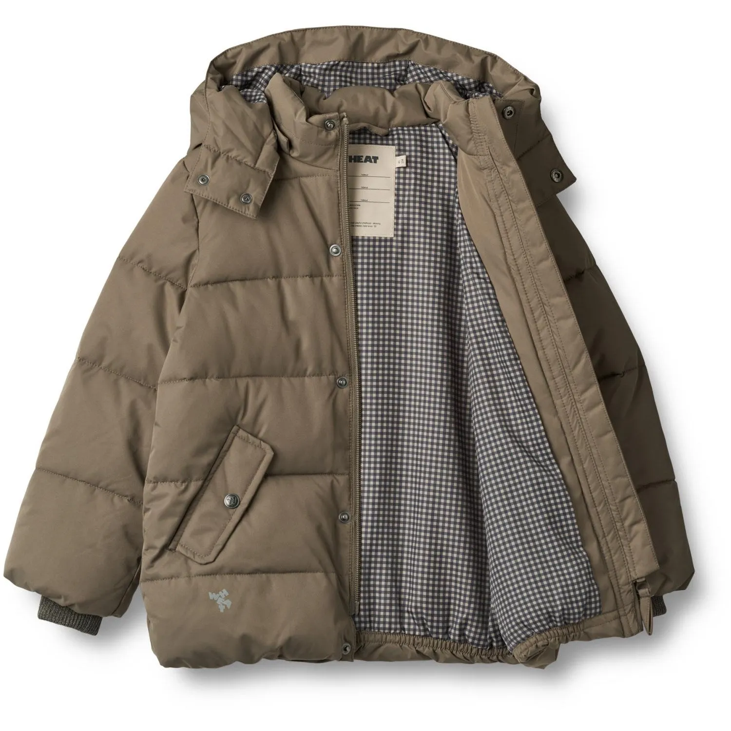 Classic Urban Wear Casual Fit Silhouette Wheat Dry Wood Puffer Jacket Gael