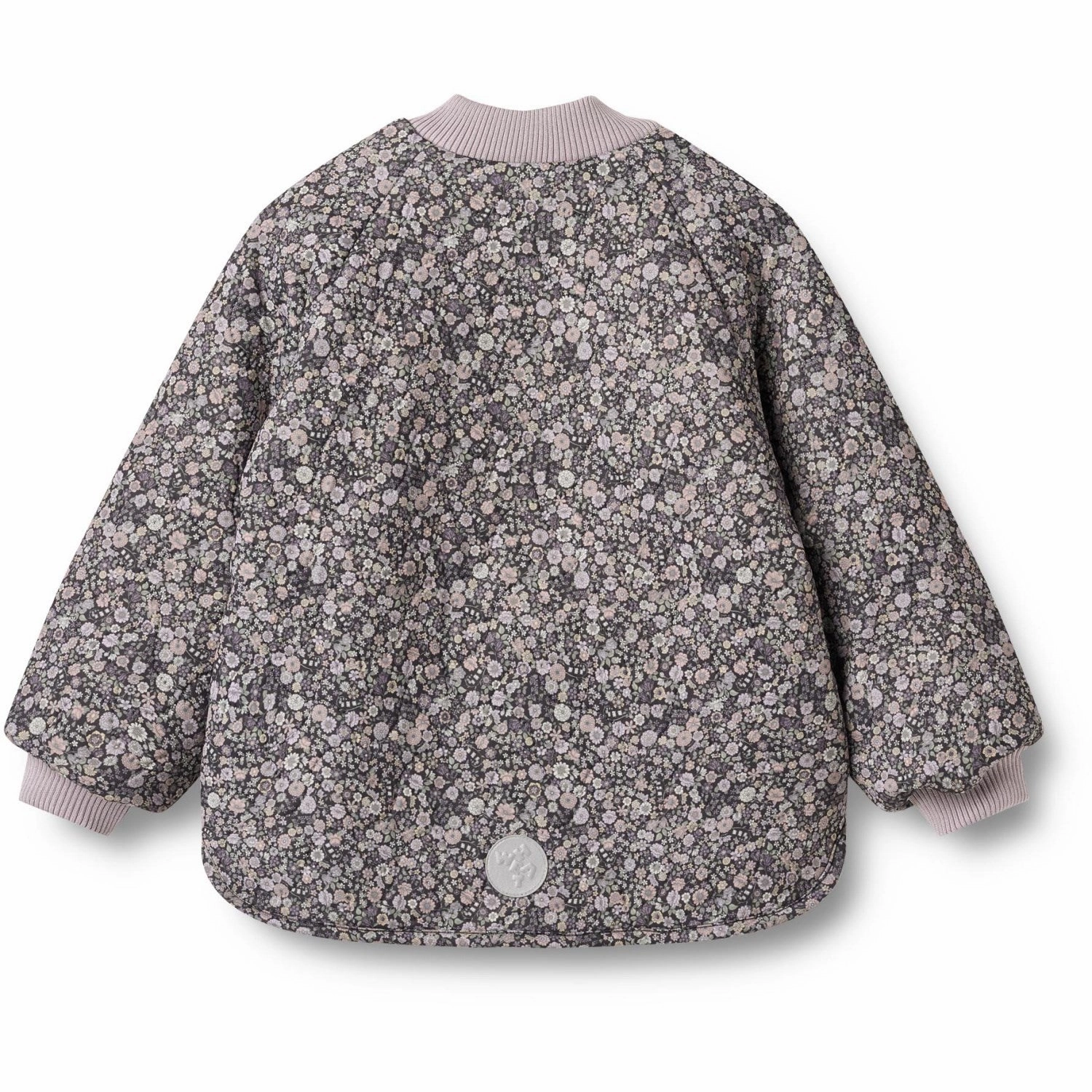 Wheat Black Sea Flowers Reversible Thermo Jacket Lake Breathable Layer Frictionless Inner Layer