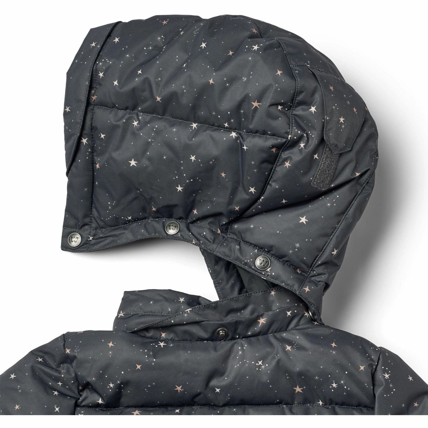 Wheat Black Sea Stars Puffer Coat Luna Snag Free Knit