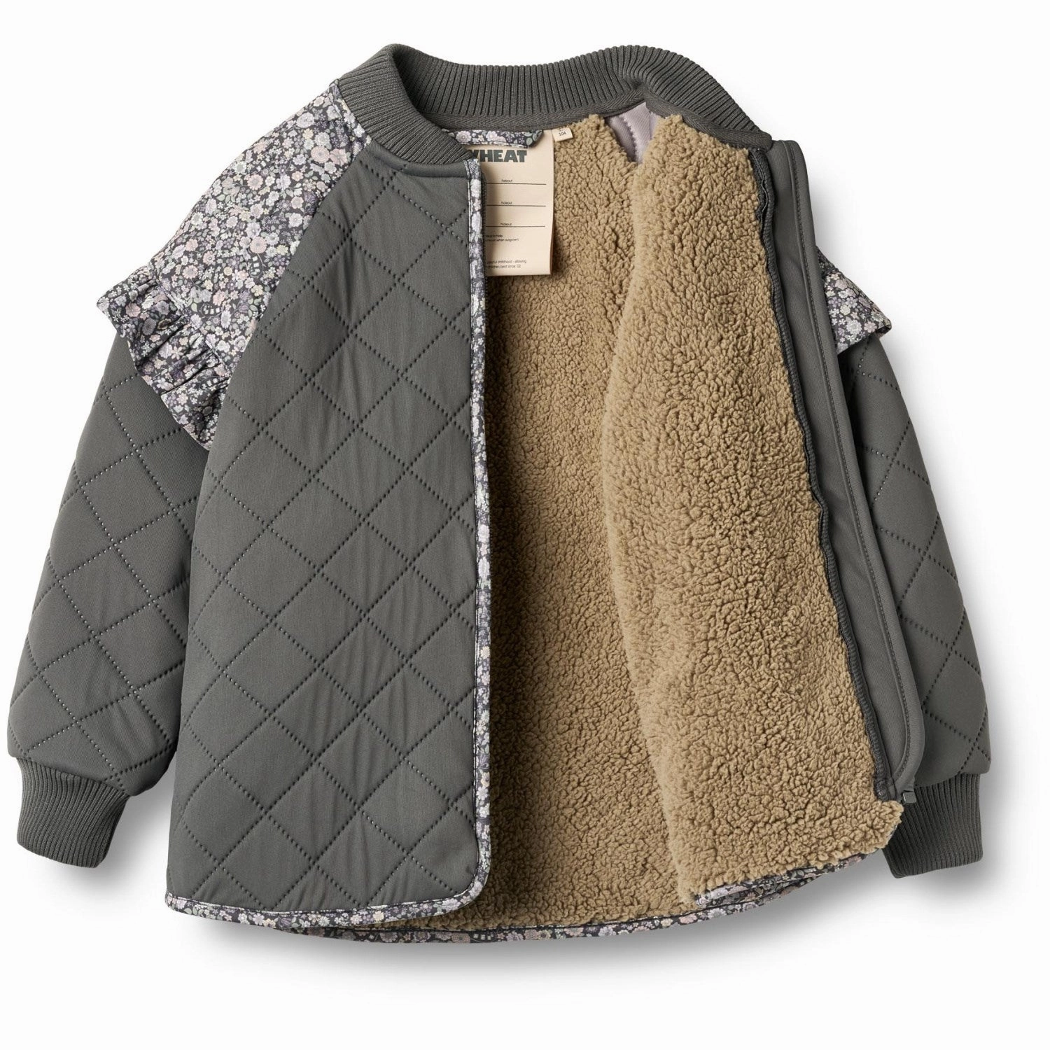 Breathable Mesh Panels Unisex Casual Fit Wheat Black Sea Thermo Jacket Ellas