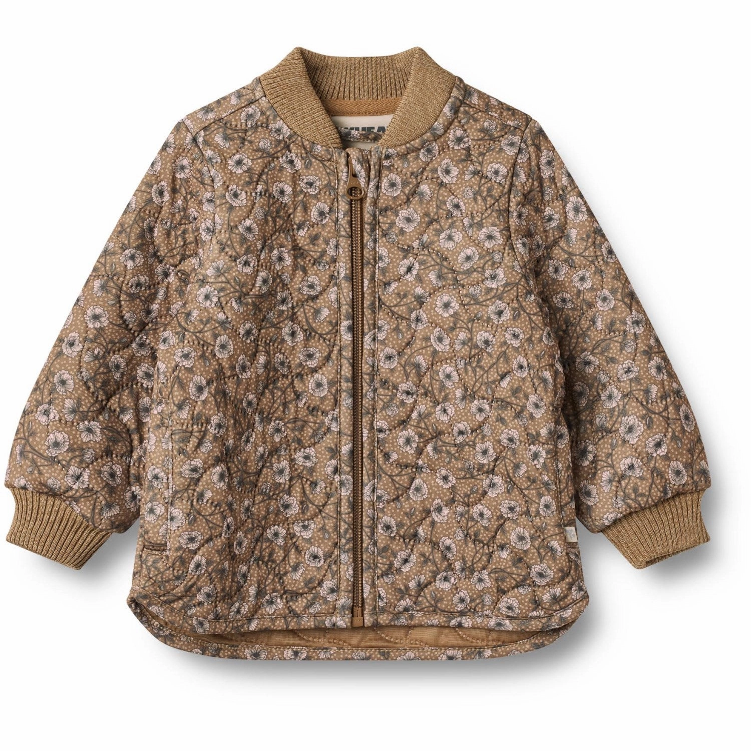 Body Mapped Ventilation High Collar Style Wheat Caramel Anemones Thermo Jacket Loui