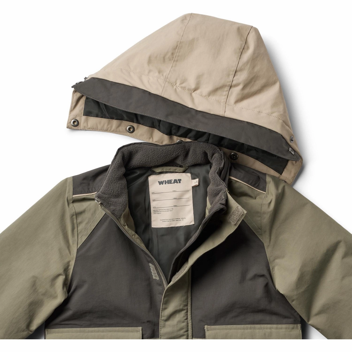 Wheat Dry Leaves Jacket Laust Tech Outdoor Trip Outer Chill Piece