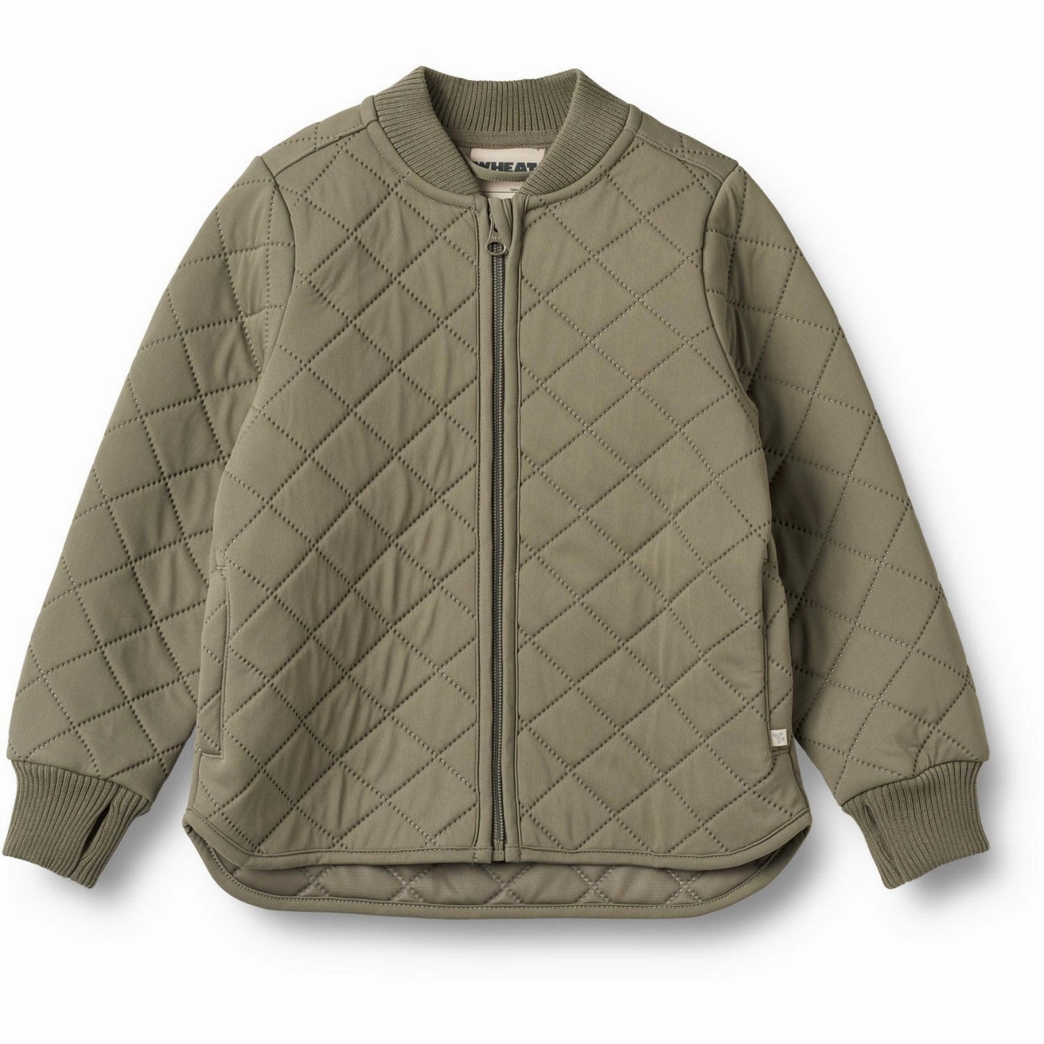Double Breasted InterchangeableLining Wheat Dry Leaves Thermo Jacket Loui