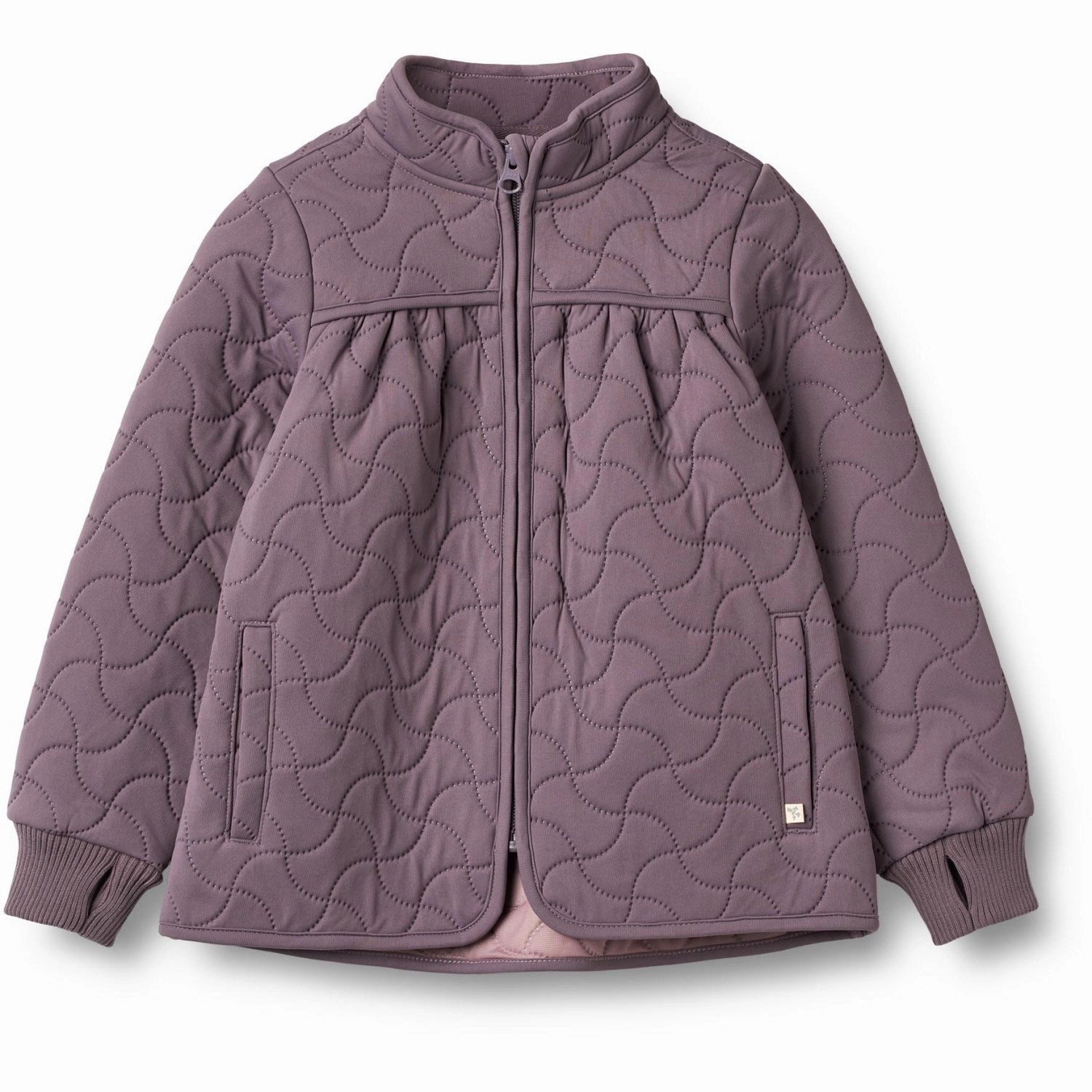 One Color Sleek Comfort Wheat Dry Lilac Thermo Jacket Thilde