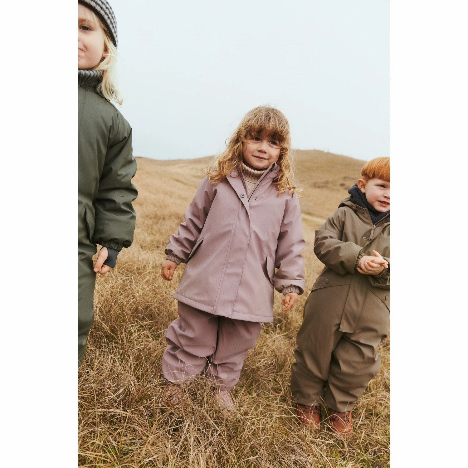Wheat Dusty Lavender Thermo Rain Jacket Rika Breathable fabric