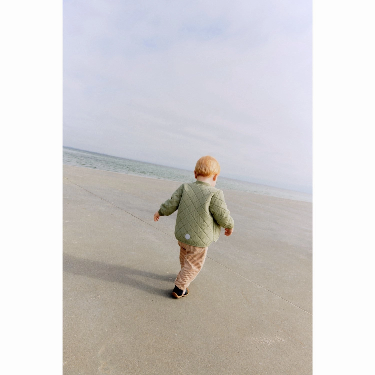 Basic Fit Wheat Green Tea Thermo Jacket Loui
