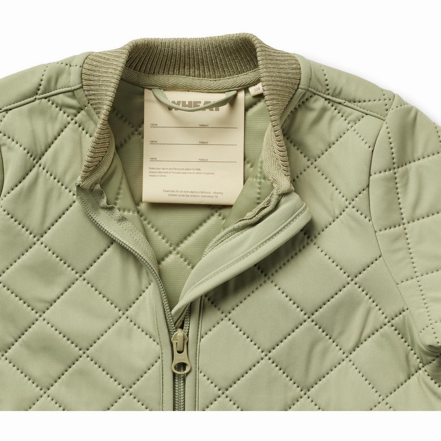 Wheat Green Tea Thermo Jacket Loui Cashmere Blend
