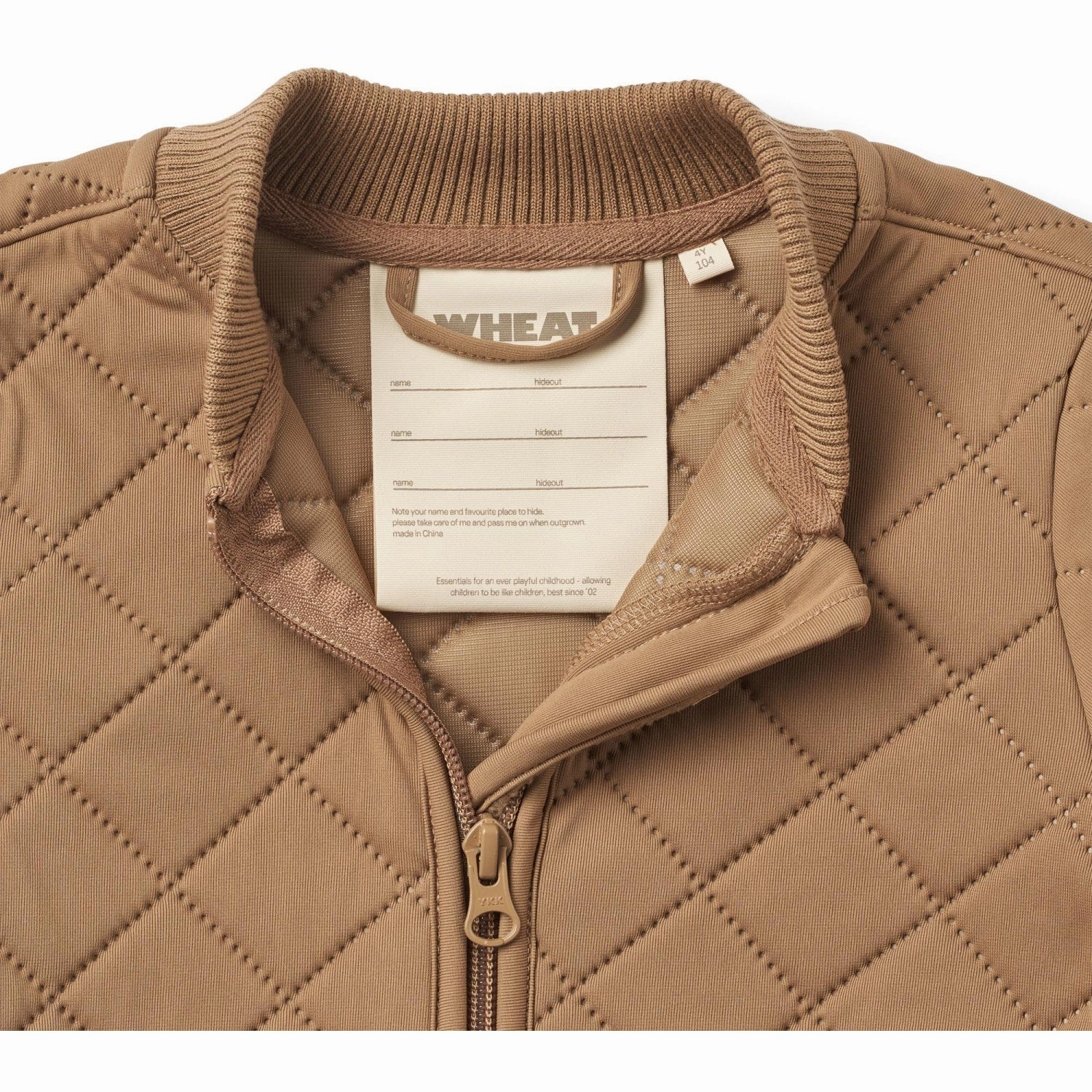 Ergonomic Armhole Cut Wheat Hazel Thermo Jacket Loui