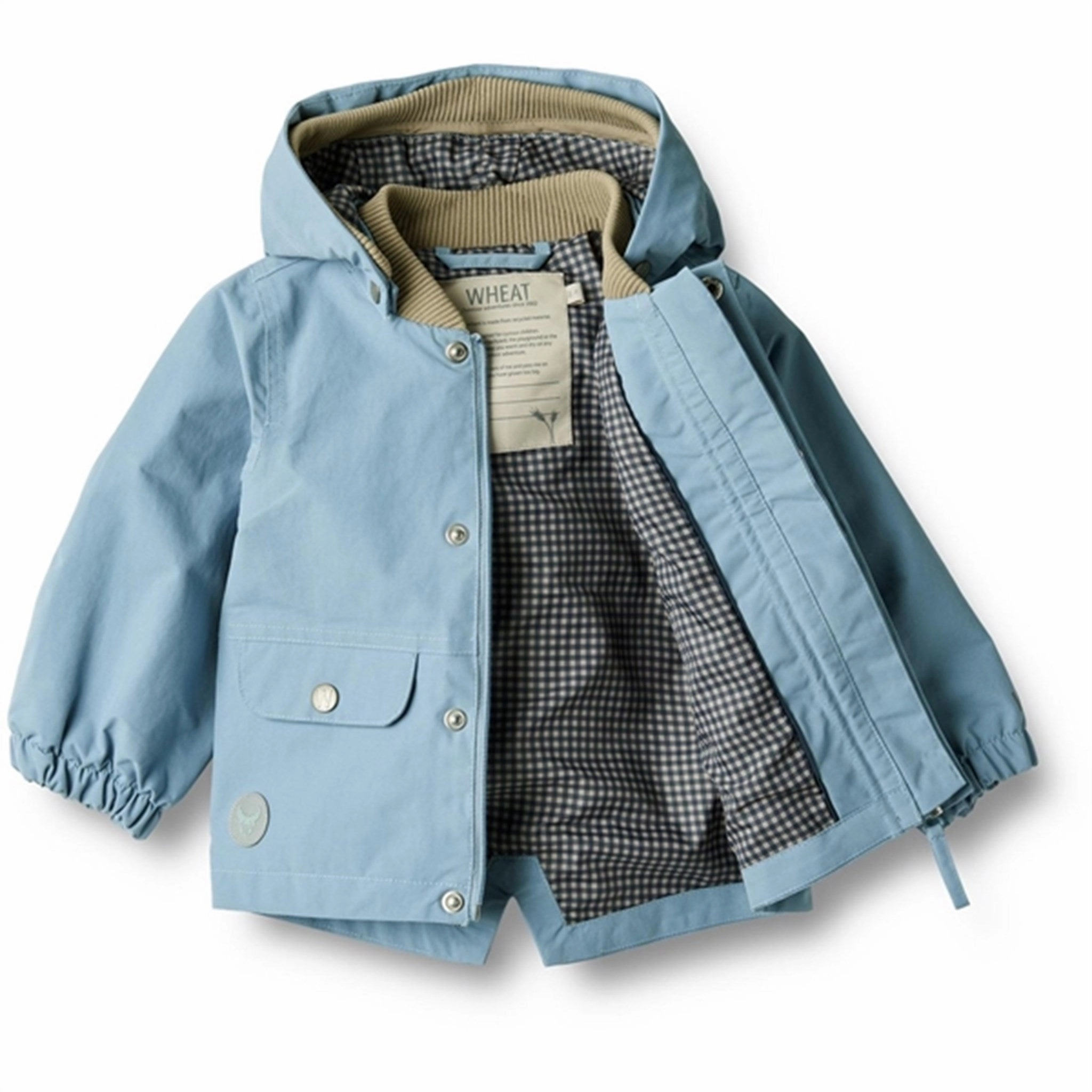 Wheat Jacket Carlo Tech Blue Lagoon Lightweight Windbreaker Tech