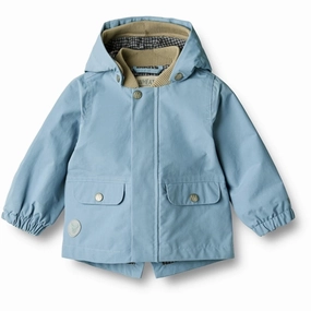 Stretchable Fabric Wheat Jacket Carlo Tech Blue Lagoon