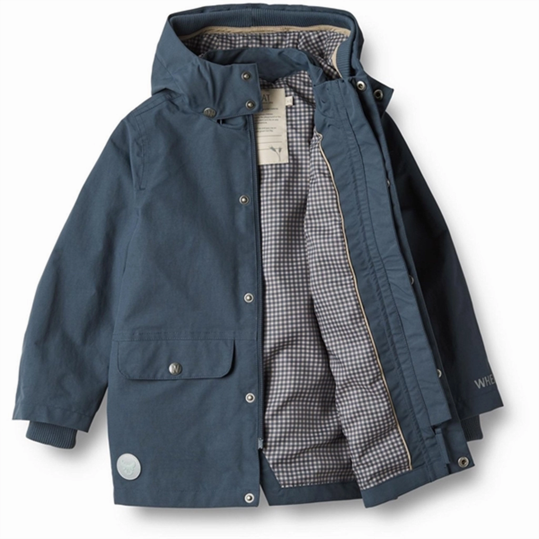 Wheat Jacket Carlo Tech Blue Waves Low Profile Insulation Static Dissipating Threading