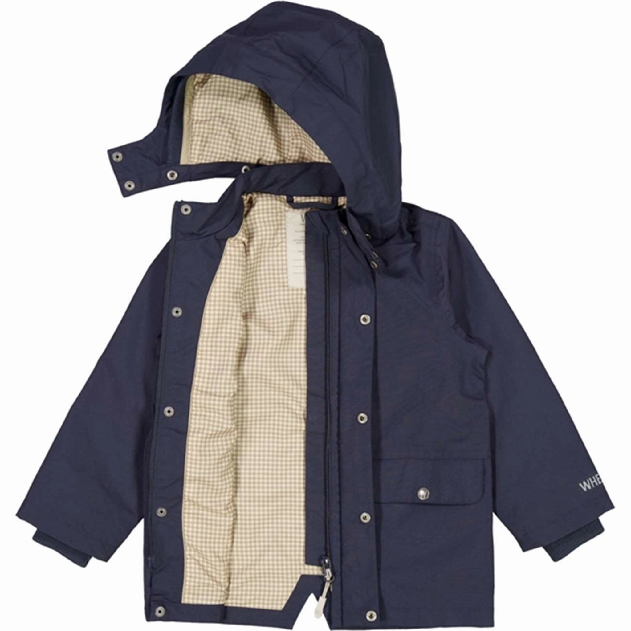 Three Layer Laminate Stretch Material Wheat Jacket Carlo Tech Midnight