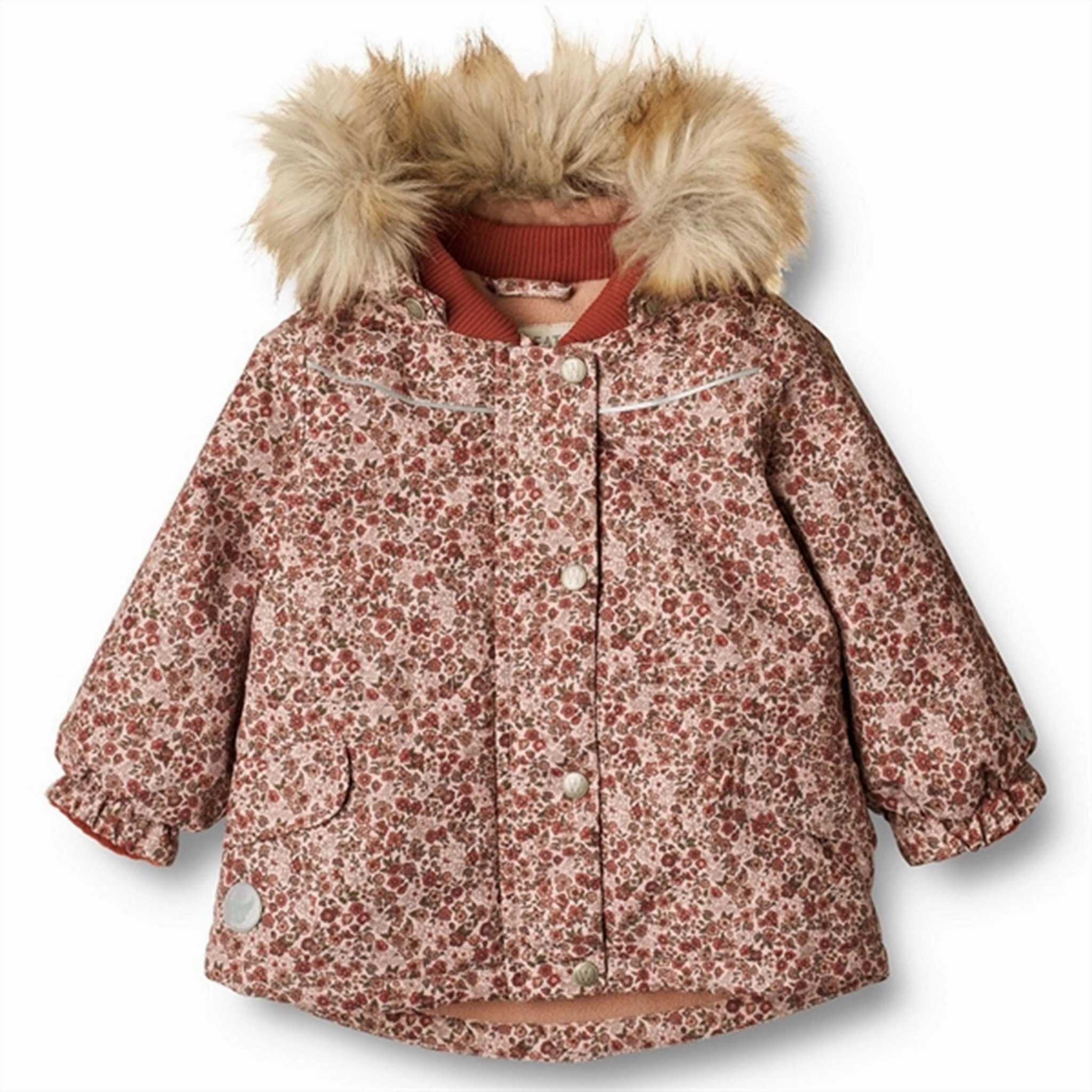 Winter Layering Piece On The Go Layer Wheat Jacket Mathilde Tech Rose Dust Flowers