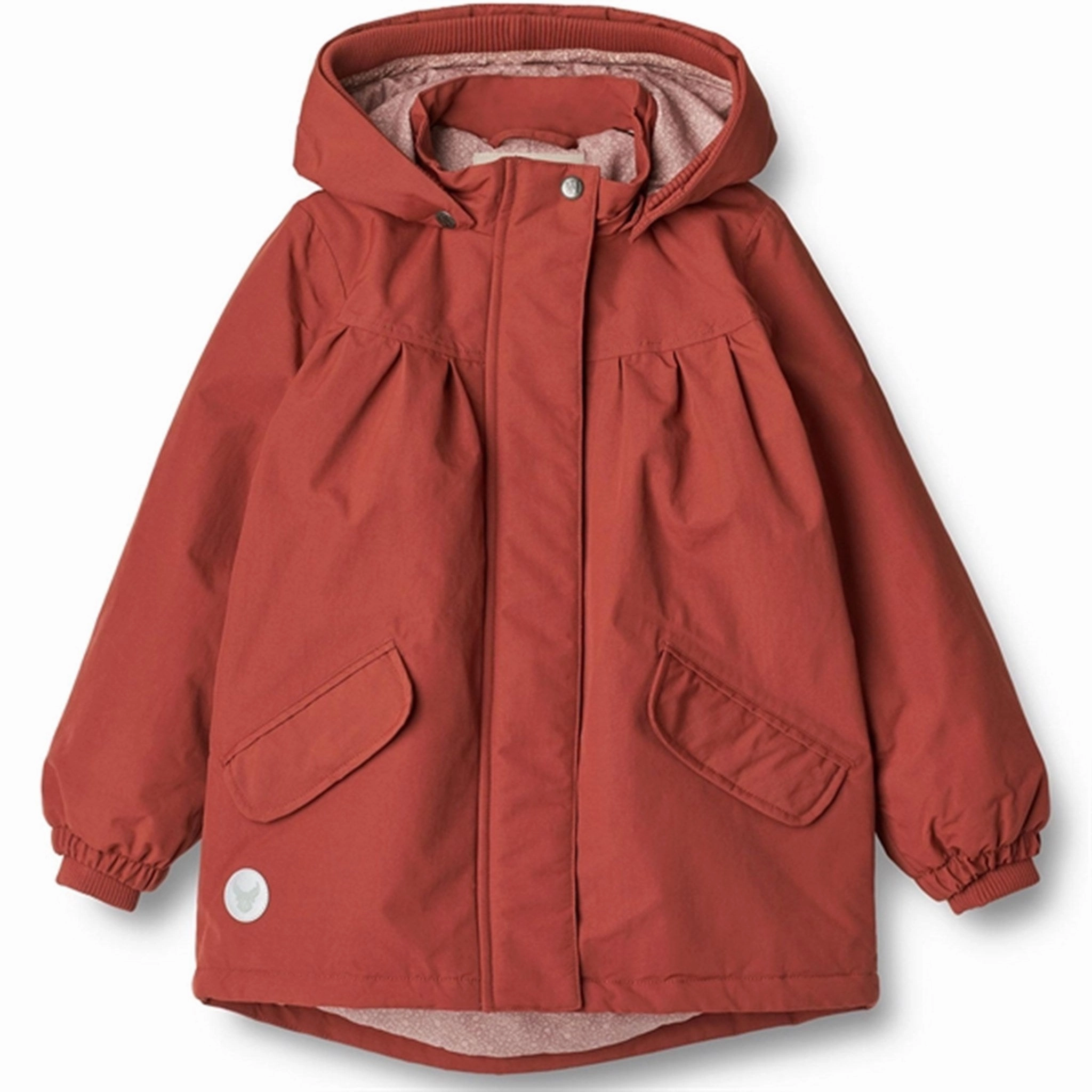 Reinforced Elbow Patches Flatlock stitching Wheat Jacket Mimmi Tech Red