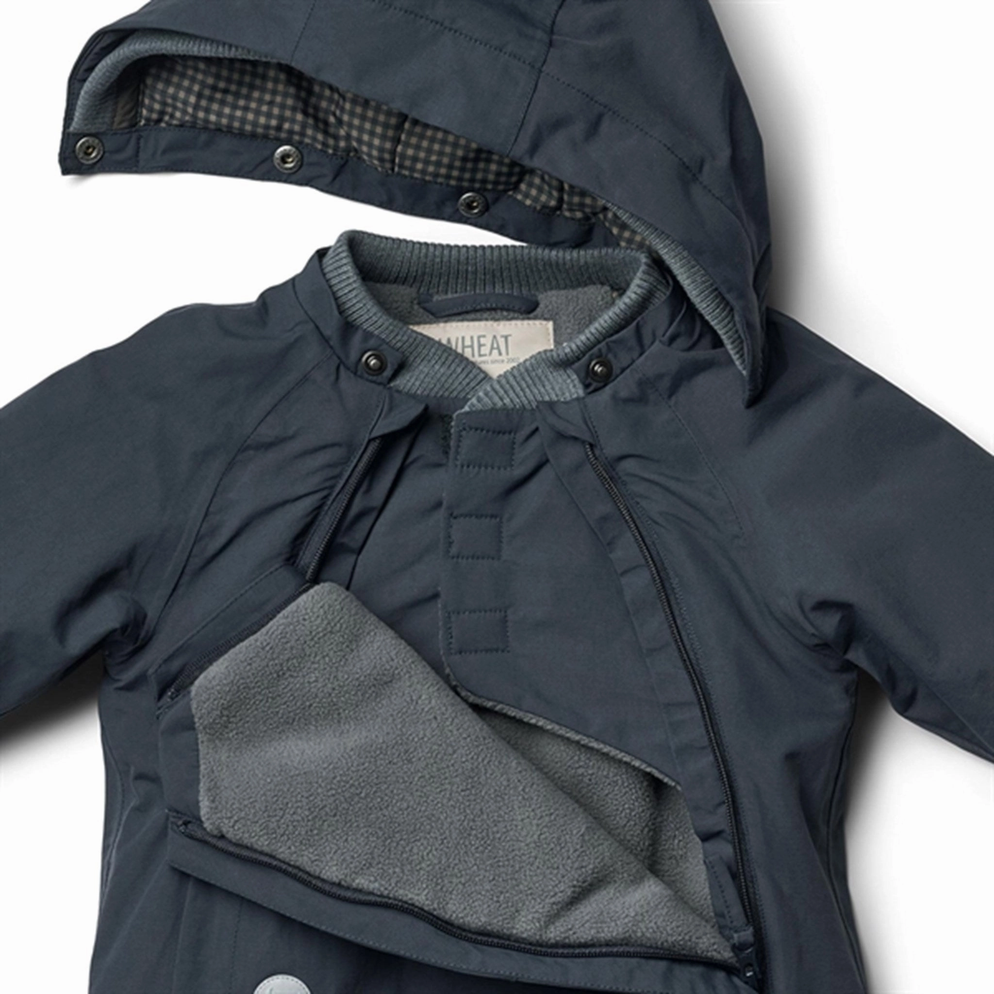 Wheat Jacket Sascha Tech Dark Blue Water Resistant Coat