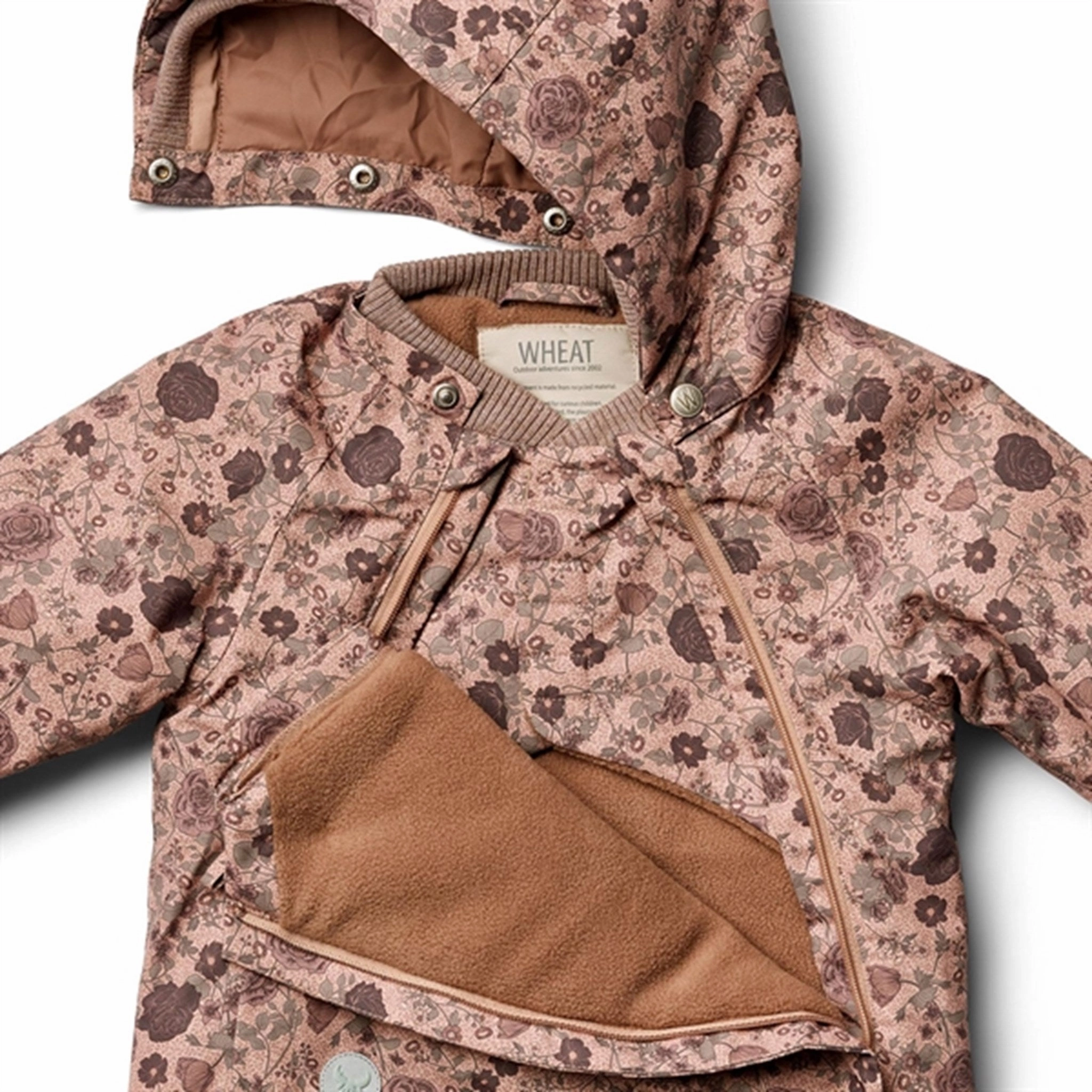 Wheat Jacket Sascha Tech Rose Dawn Flowers Active Urban Layer Casual Outdoor Look