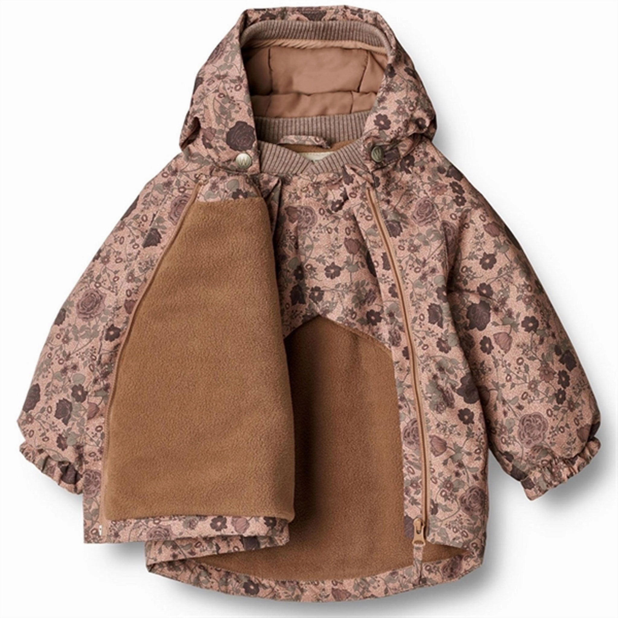 Street Comfort Reinforced Elbow Panels Wheat Jacket Sascha Tech Rose Dawn Flowers