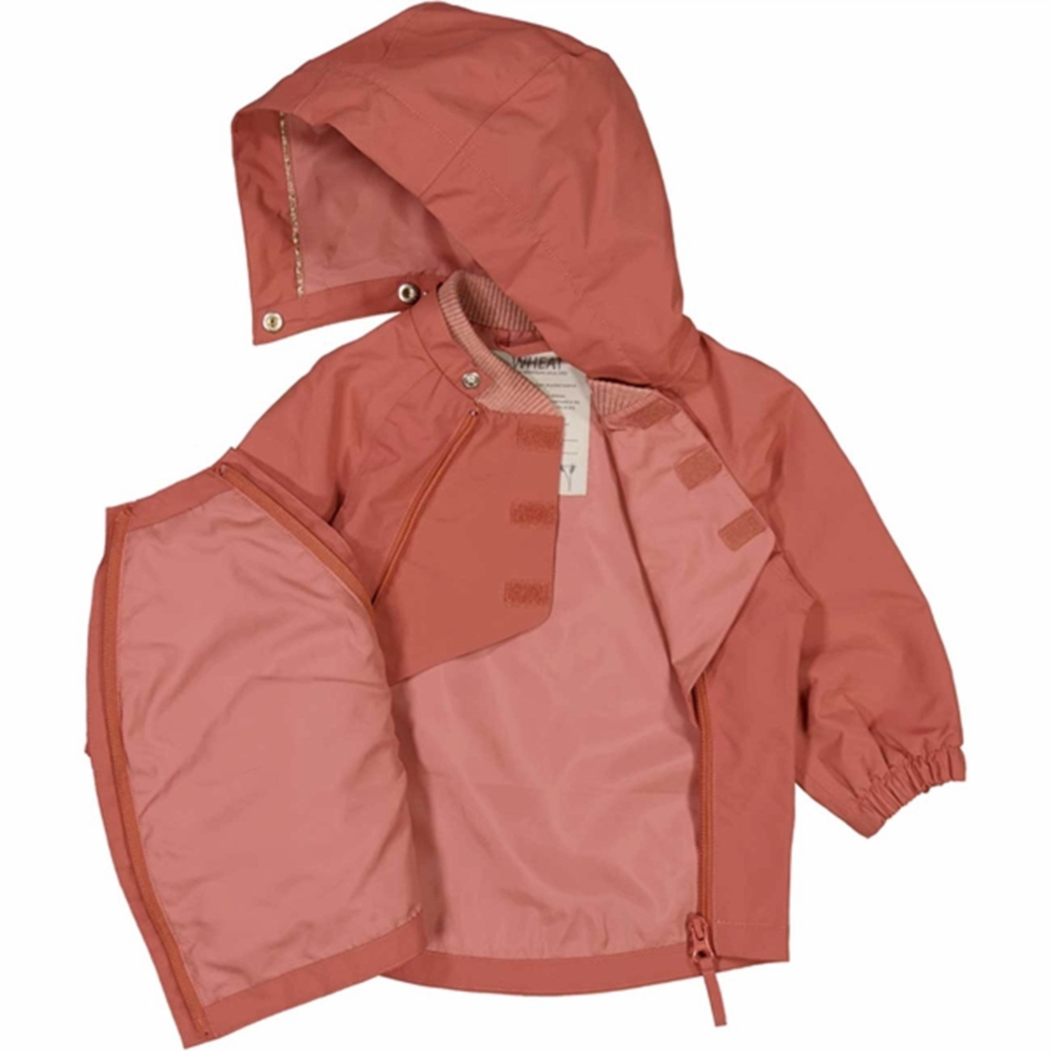 Pocket Placement Breathable fabric tech Wheat Jacket Sveo Tech Dark Terracotta