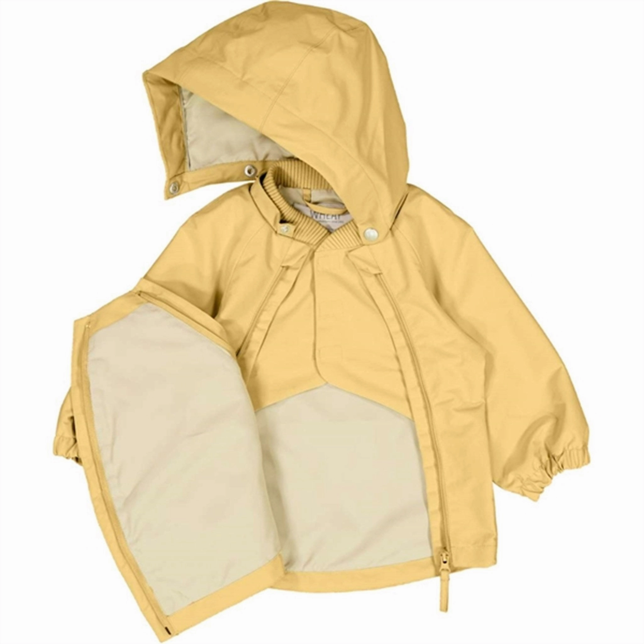 Wheat Jacket Sveo Tech Moonstone NonRestrictiveCut Hidden Ventilation Zones