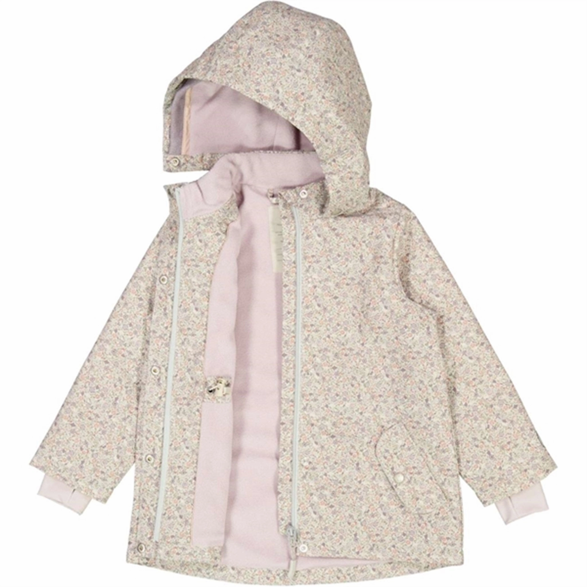 Wheat Jacket w. Fleece Gry Tech Highrise Flowers Ergonomic Mobility Cut