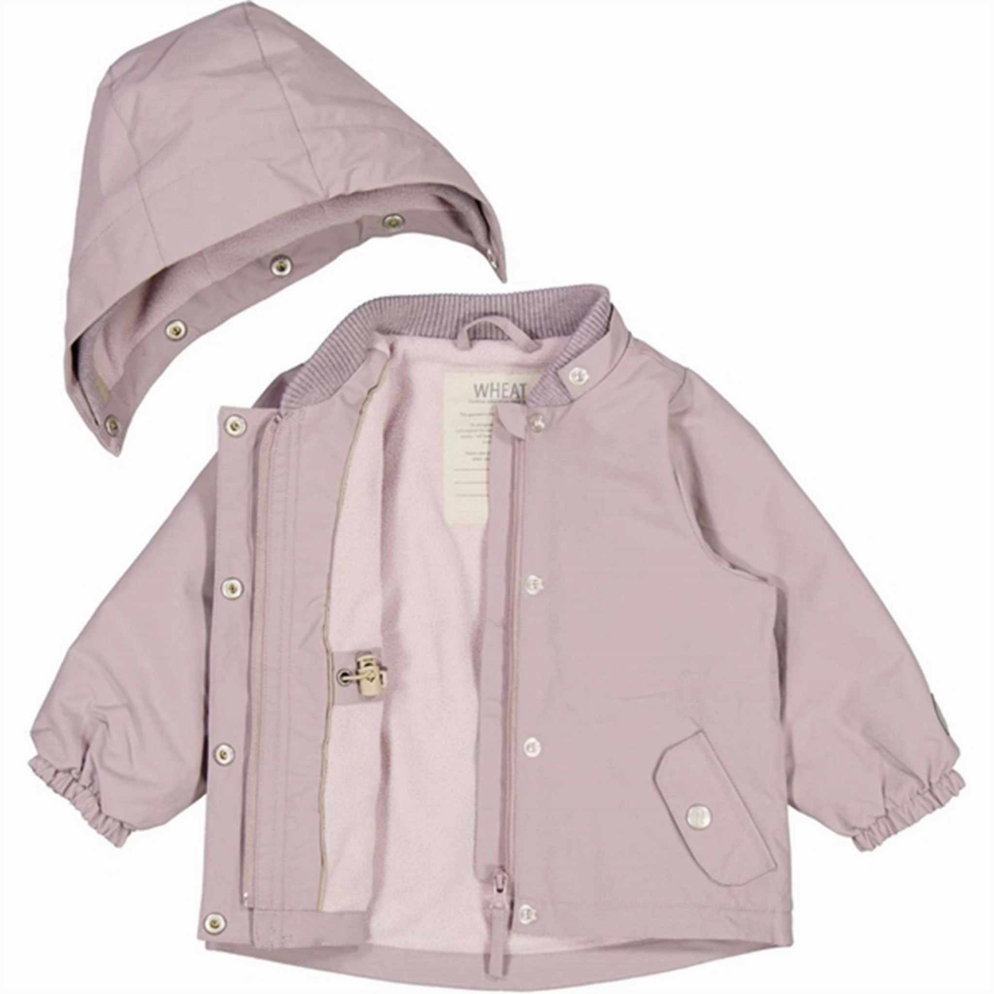 Wheat Jacket w. Fleece Gry Tech Purple Dove Softshell Technology Flexible Joint Mobility