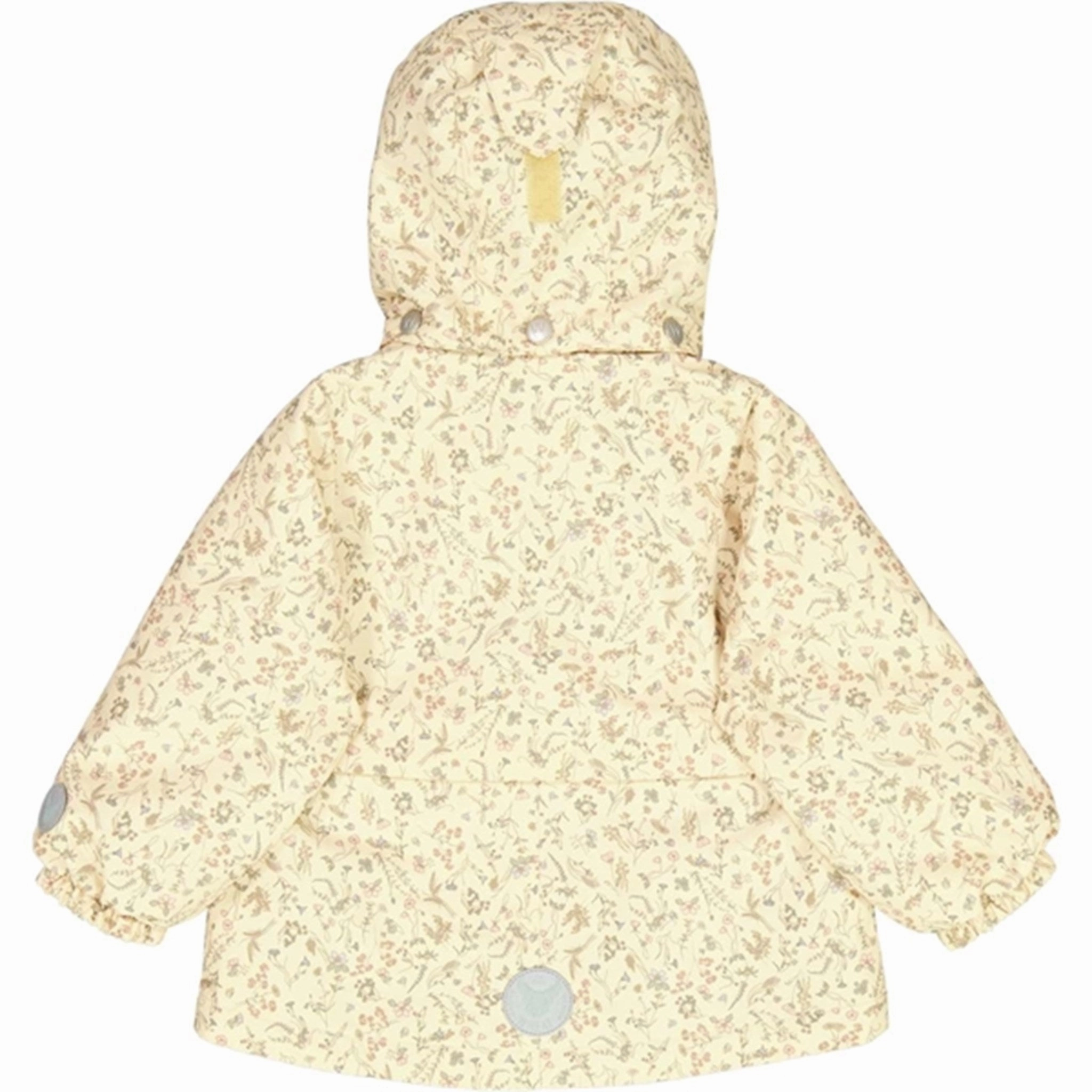 ReinforcedEdging Soft touch finish Wheat Jacket w. Fleece Gry Tech Wild Flowers