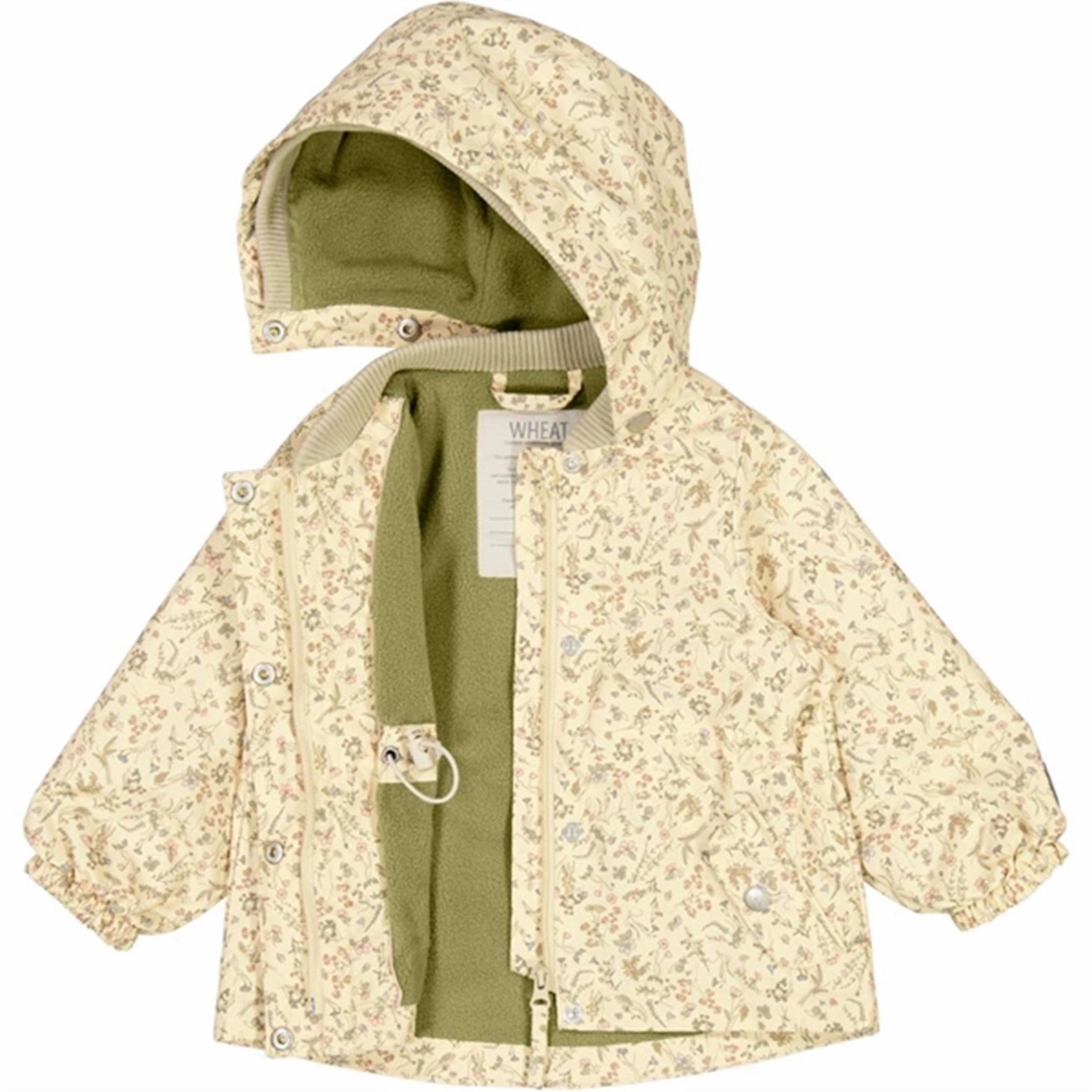 Wheat Jacket w. Fleece Gry Tech Wild Flowers Primaloft Insulation Modern Functional Design