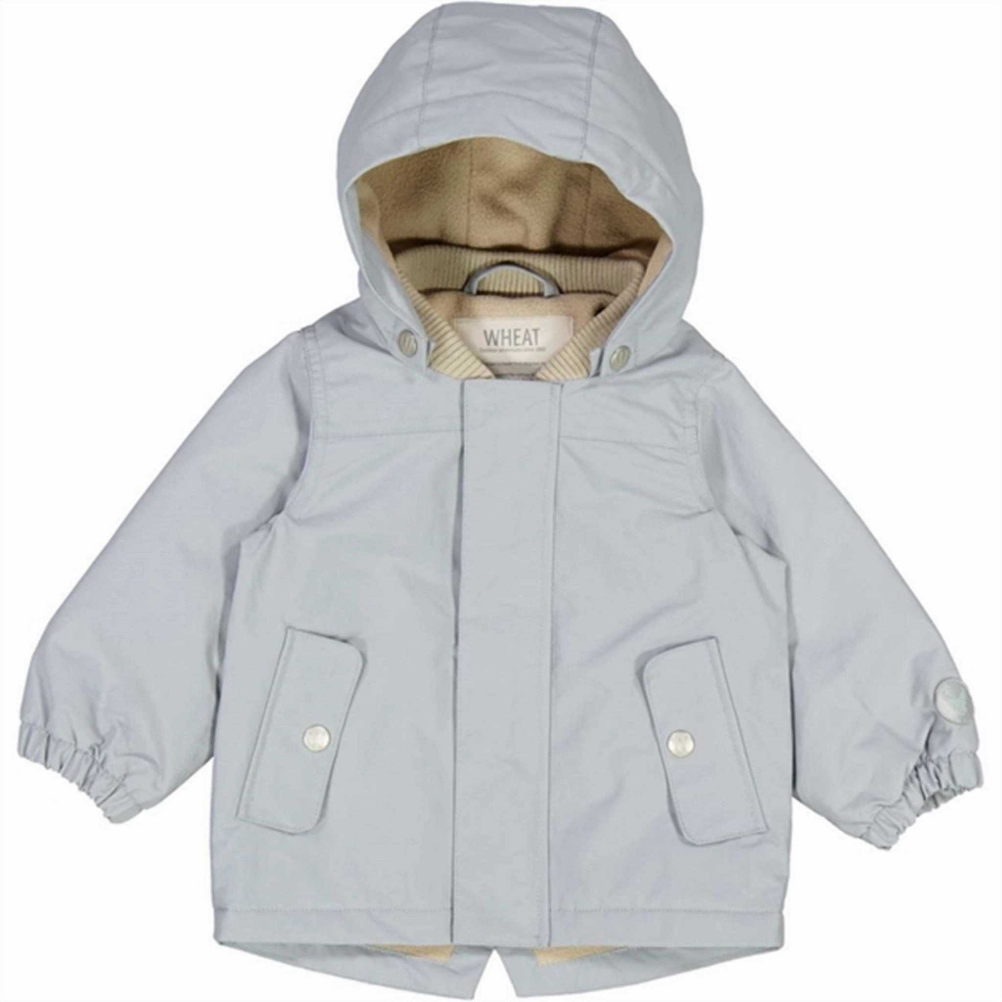 Wheat Jacket w. Fleece Karl Tech Cloudy Sky Slim Silhouette