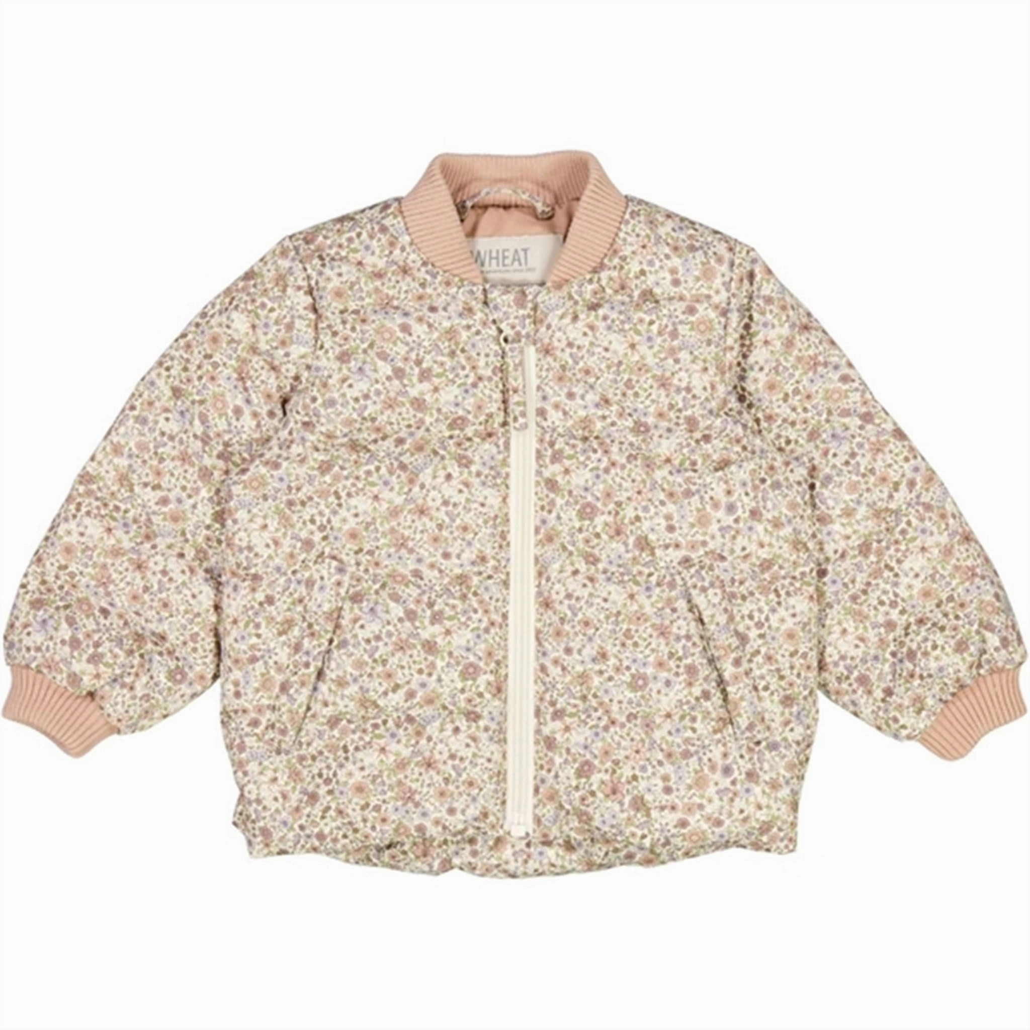 Pastel Shade Heat Retention Lining Wheat Jakke Malo Summer Puffer Summer Flowers