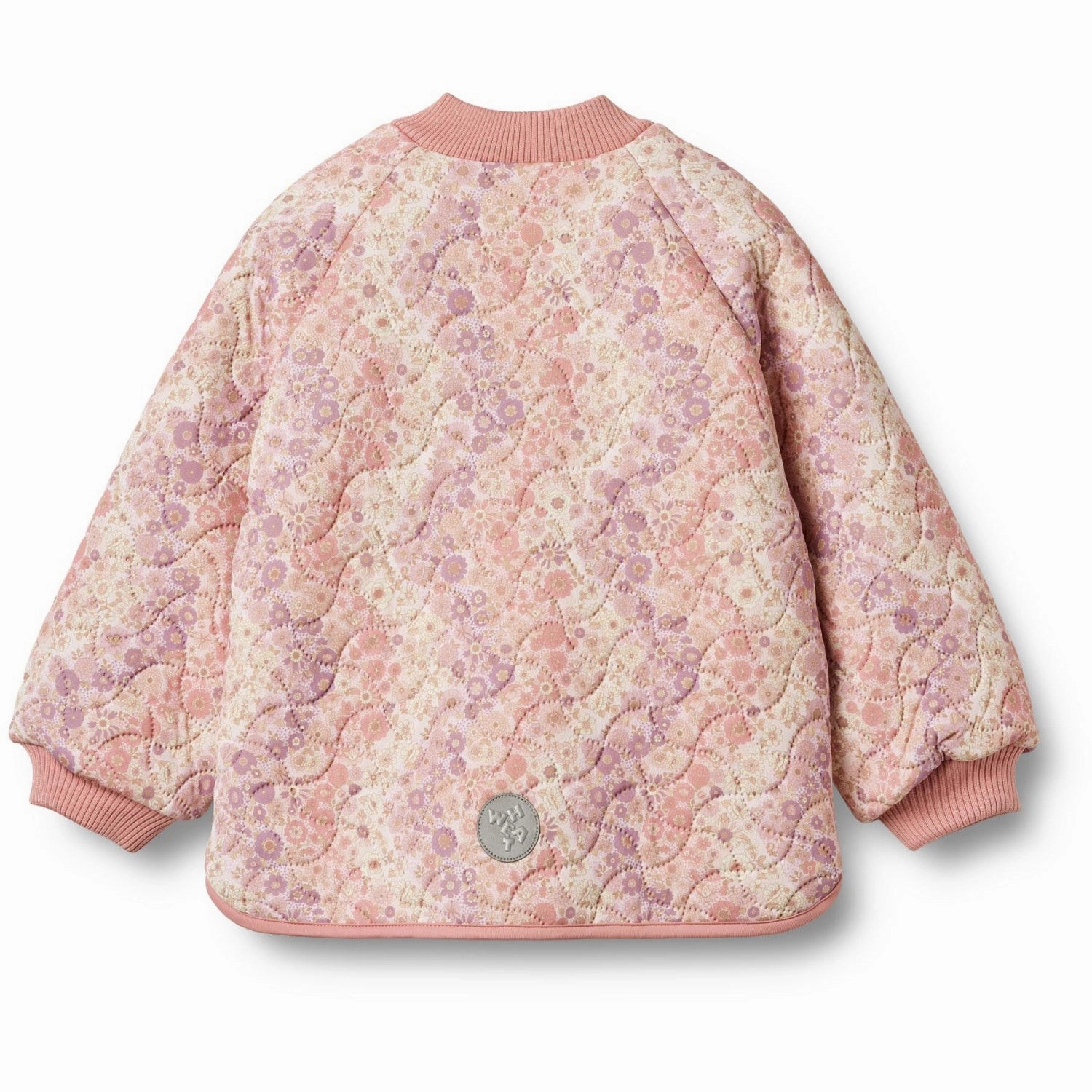 Reflective Trim Easy Clean Material Wheat Lilac Flower Rainbow Reversible Thermo Jacket Lake