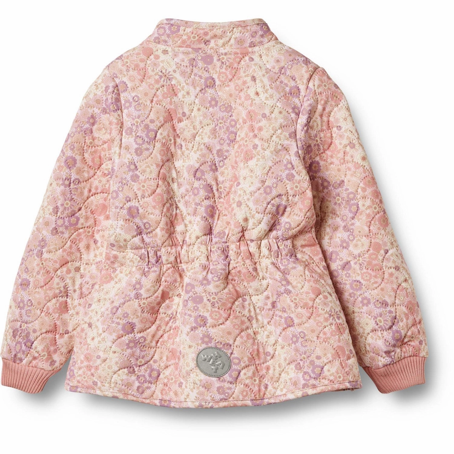 Eco Friendly Dye Process Wheat Lilac Flower Rainbow Thermo Jacket Tilde