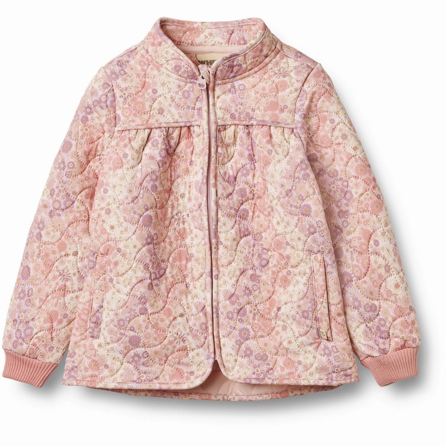 Hypoallergenic fabric Wheat Lilac Flower Rainbow Thermo Jacket Tilde