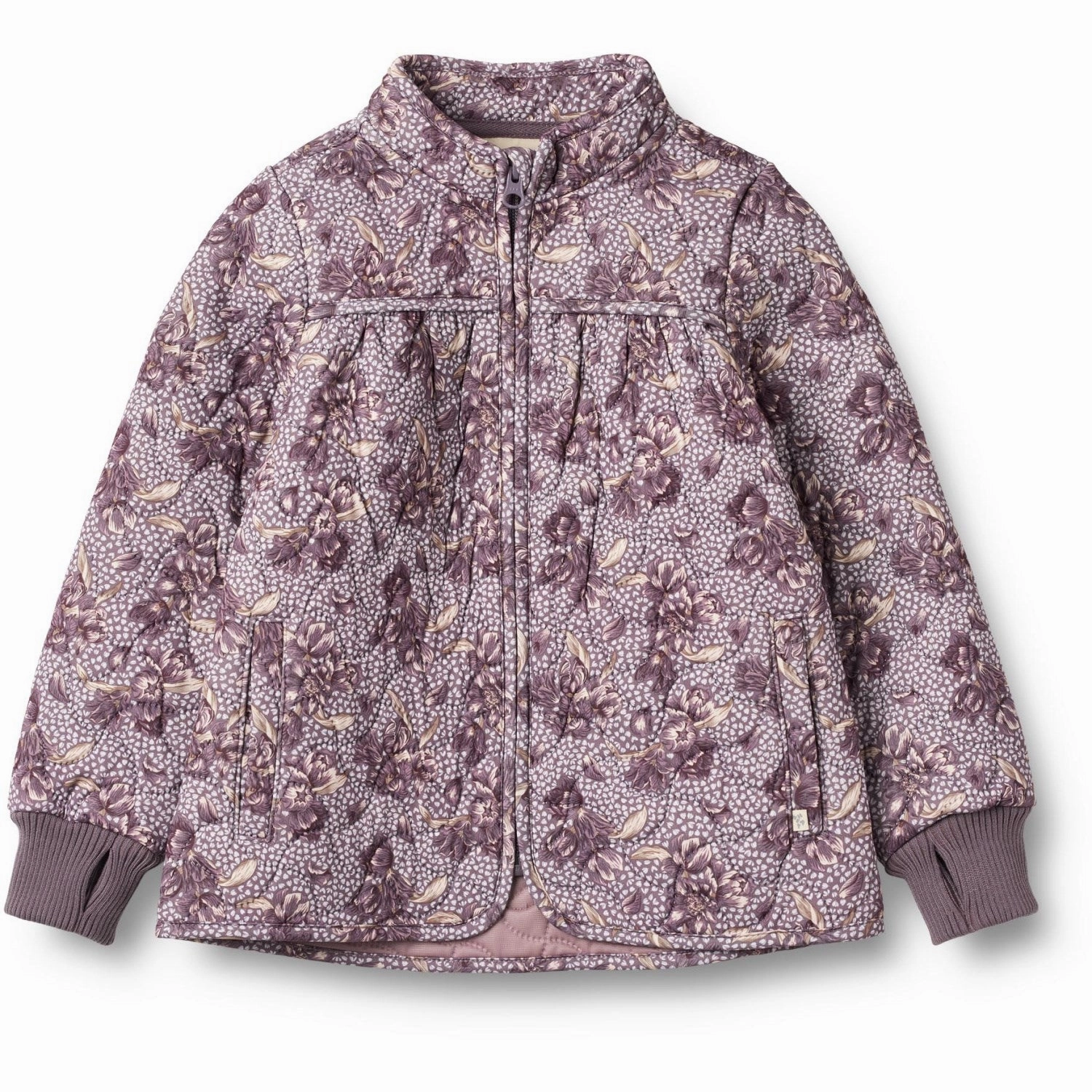 Polished Look Hidden Ventilation Wheat Lilac Tulips Thermo Jacket Thilde