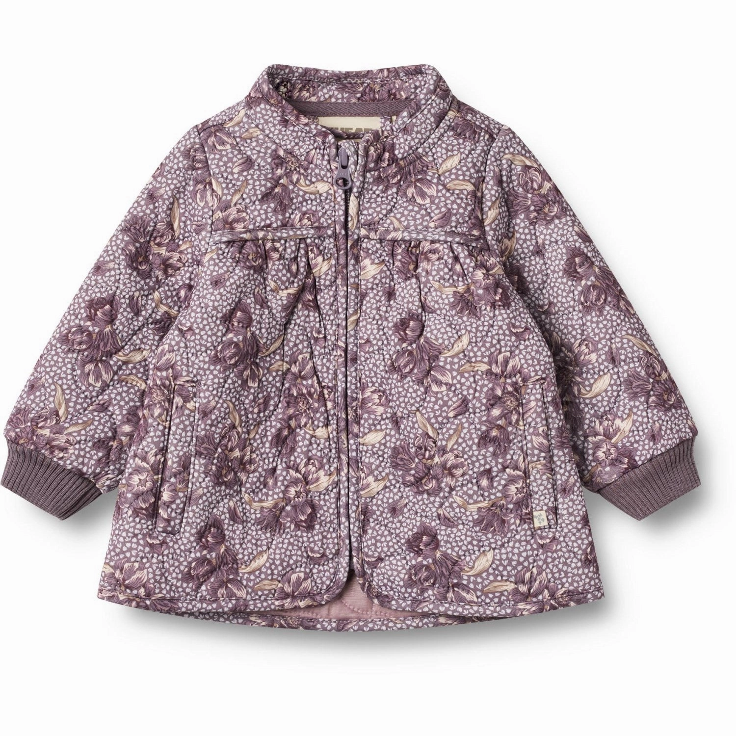 Wheat Lilac Tulips Thermo Jacket Thilde Compact Packability Everyday Fit Style