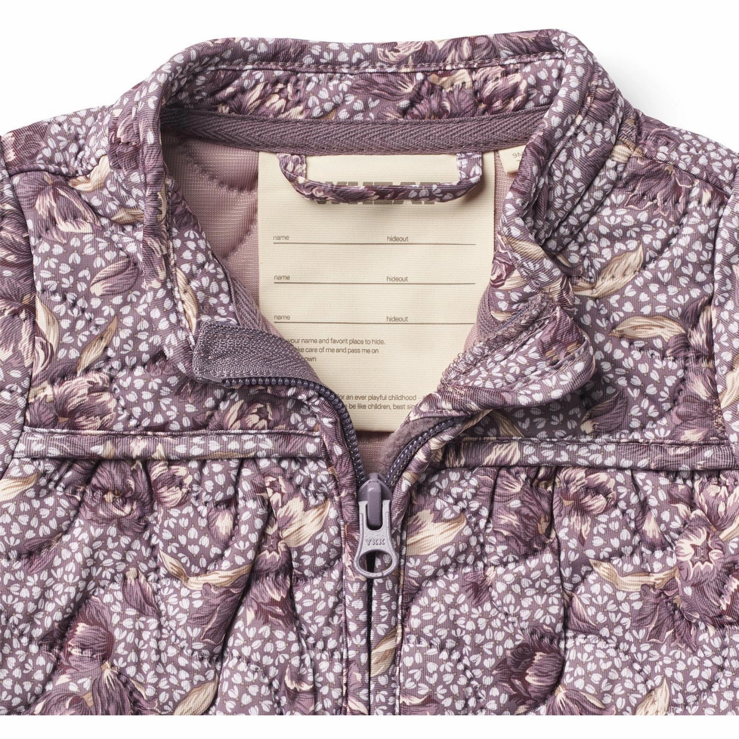 Wheat Lilac Tulips Thermo Jacket Thilde Compression Fit Design
