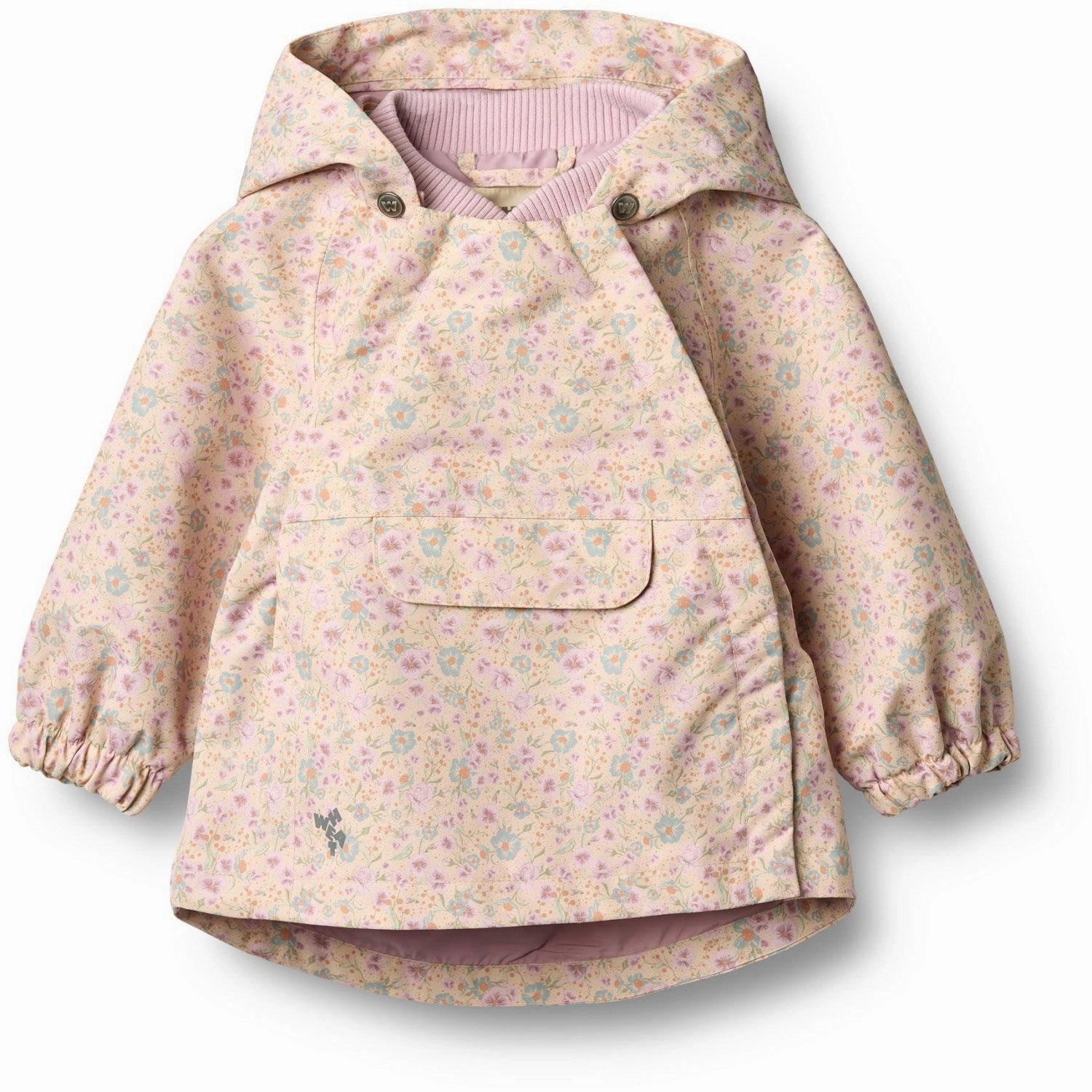 Adjustable Hem Lock System Wheat Pansies Jacket Sveo Tech