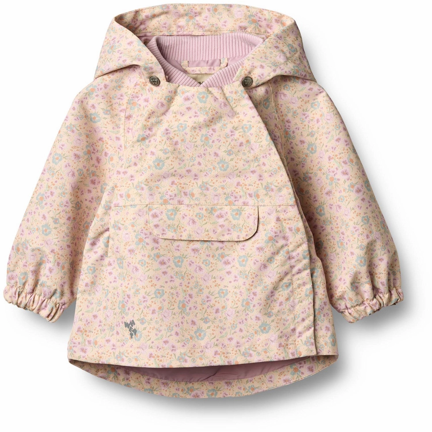 Fleece Lined Interior Affordable Fashion Wheat Pansies Jacket Sveo Tech