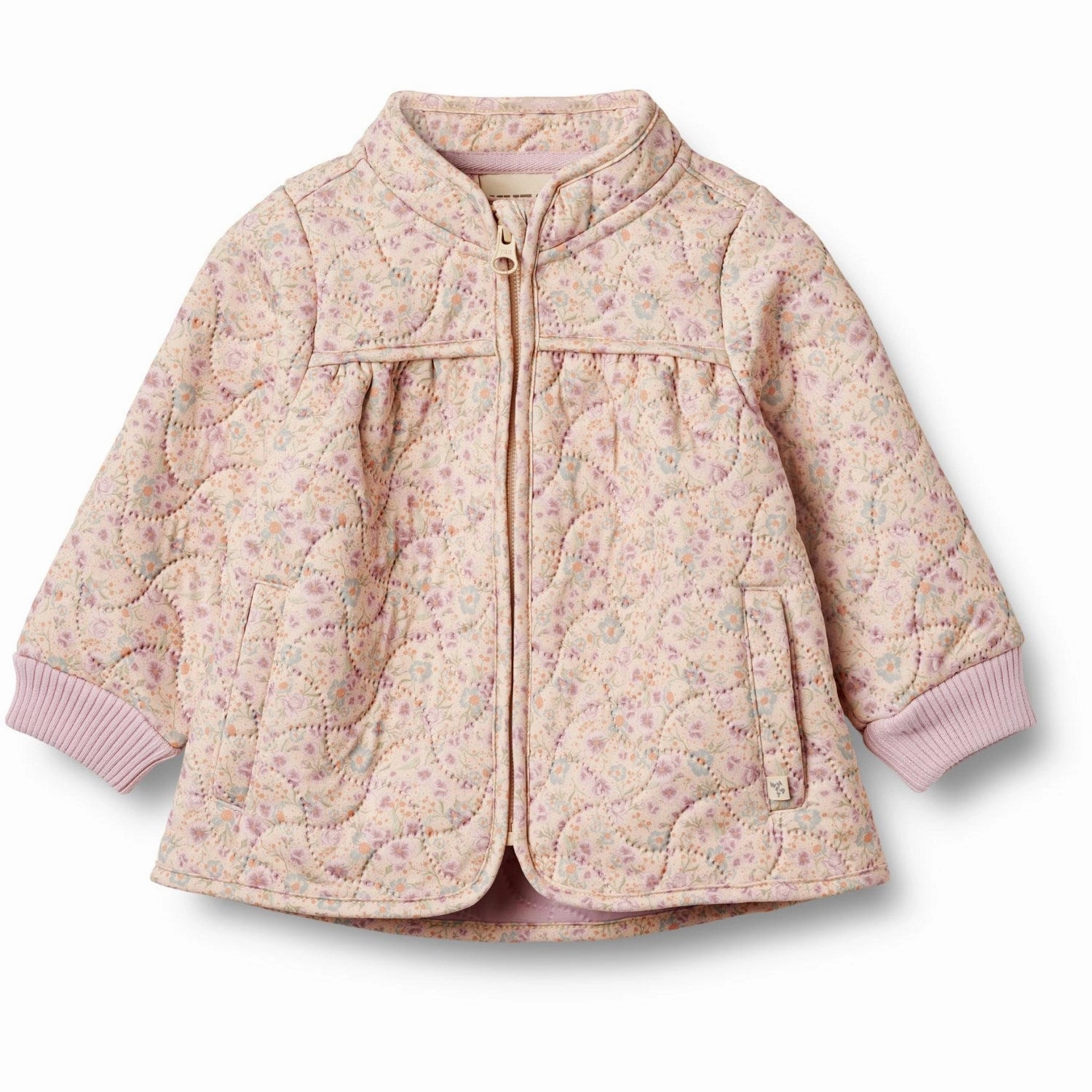 Wheat Pansies Thermo Jacket Tilde Seamless Bonding Noise Reducing Fabric