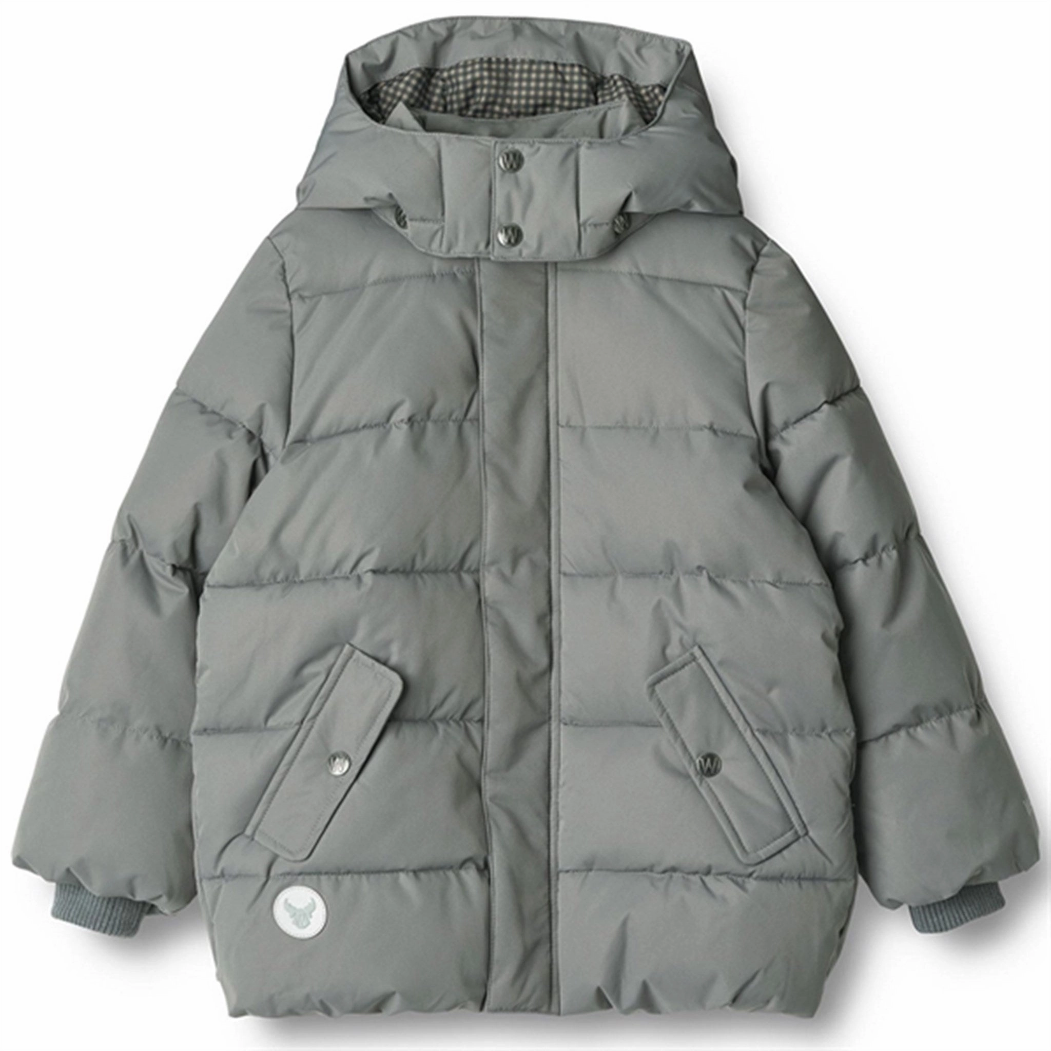 Flexible Elbow Patches Wheat Puffer Jacket Gael Autumn Sky