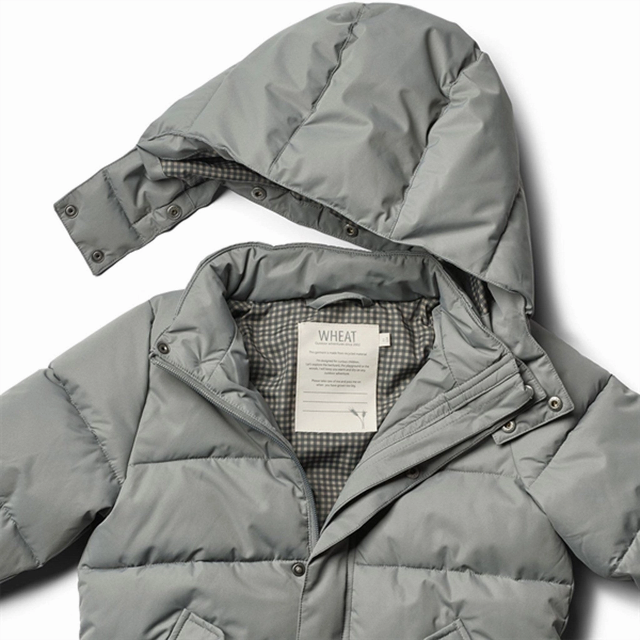 Autumn Layers Wheat Puffer Jacket Gael Autumn Sky