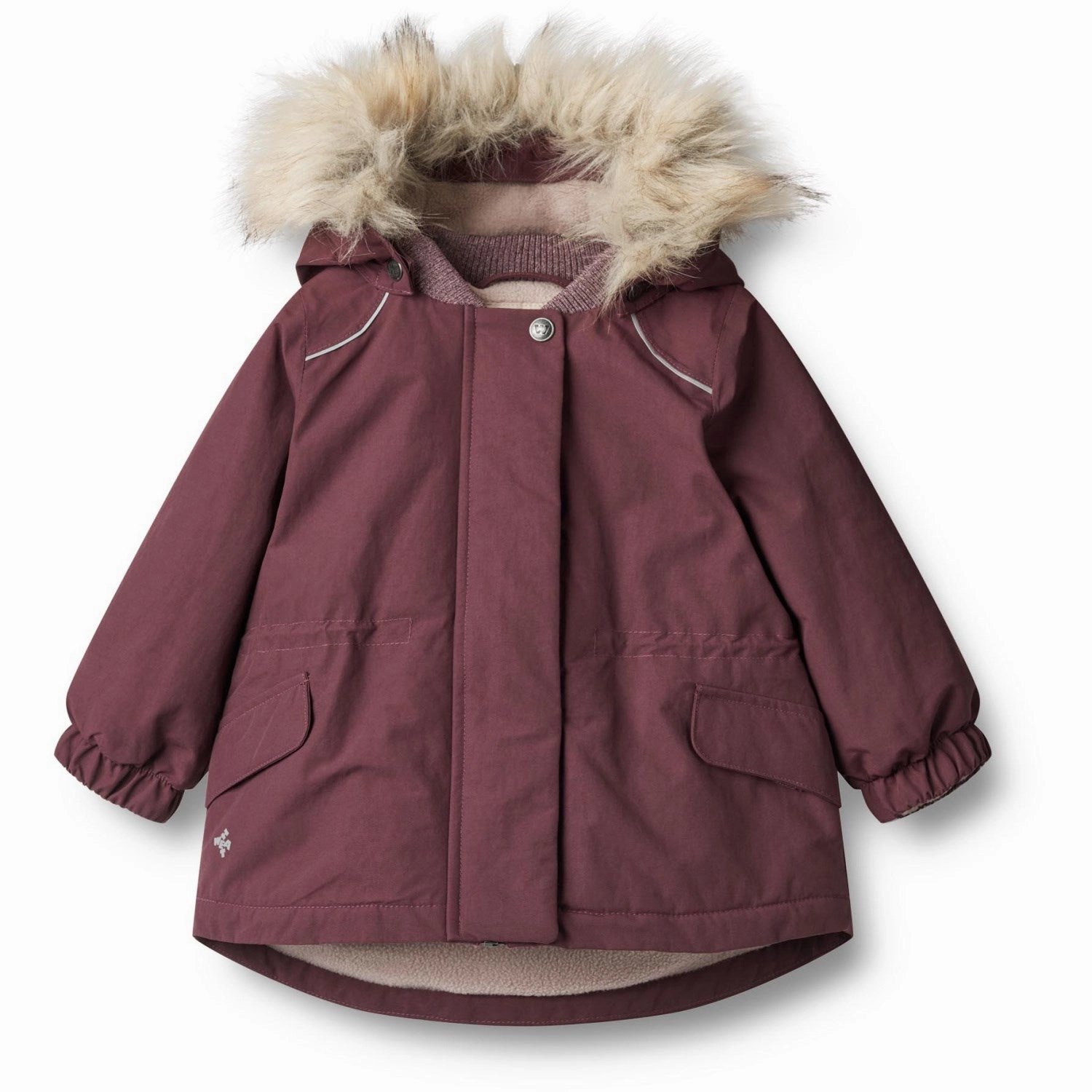 Wheat Purple Dawn Jacket Mathilde Tech High Collar