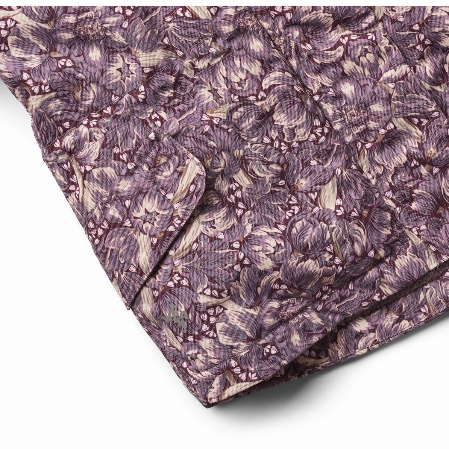 Anti Slip Cuffs Temperature Regulating Membrane Wheat Purple Tulips Jacket Mathilde Tech