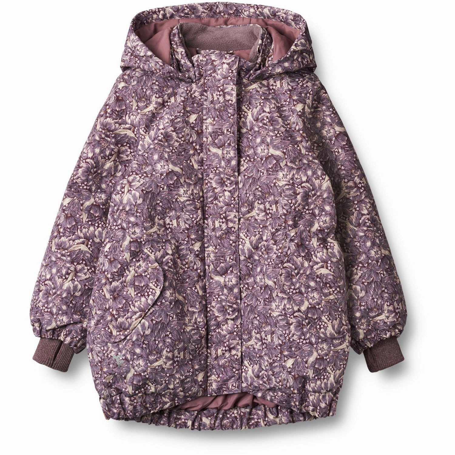 Flexible Mobility Non Restrictive Movement Wheat Purple Tulips Jacket Tove Tech