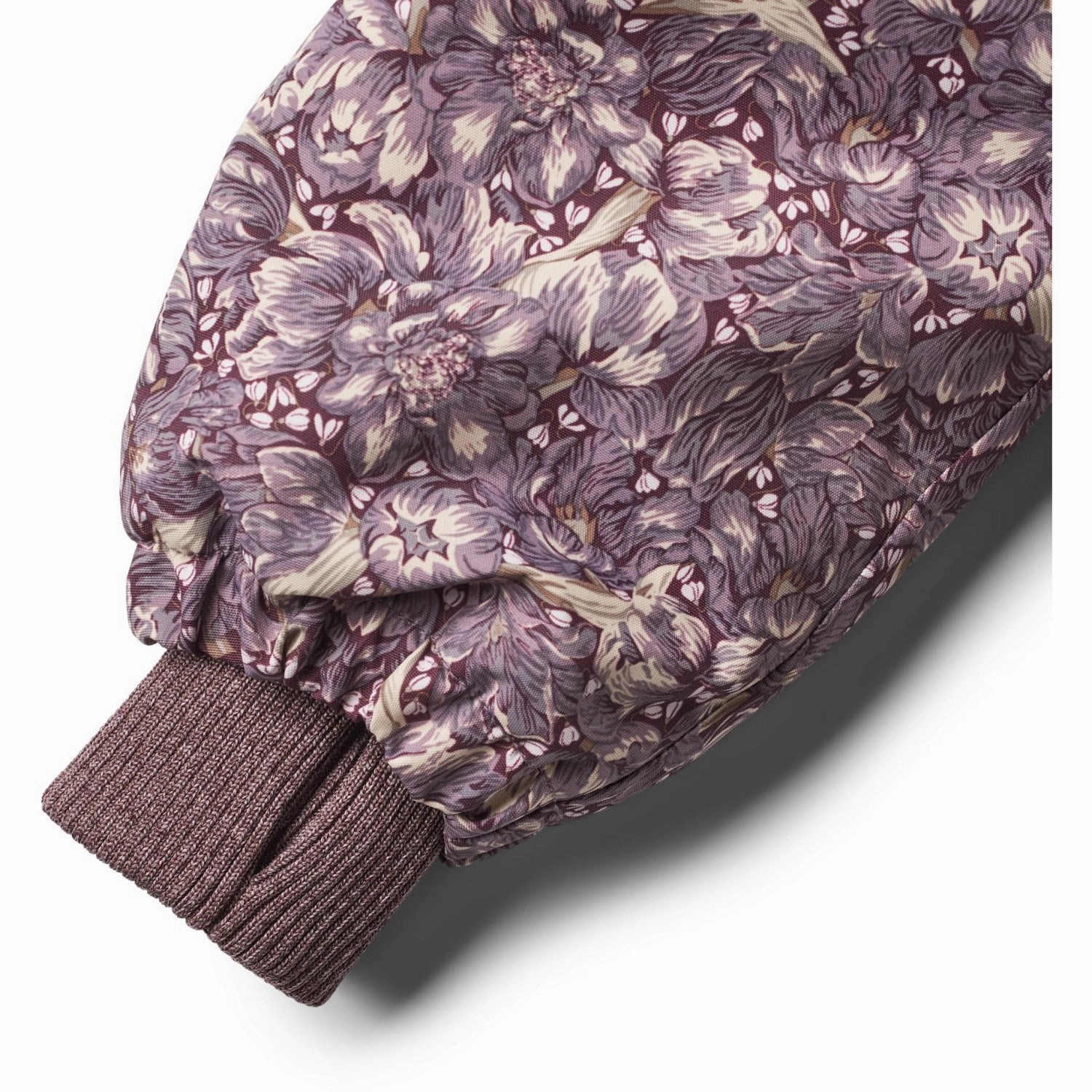 Subtle Texture Wheat Purple Tulips Jacket Tove Tech
