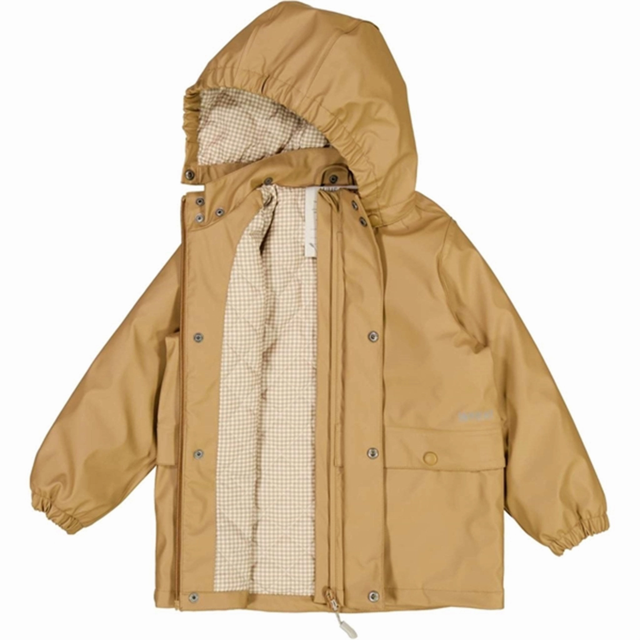 Heavyweight Durability Wheat Rain Coat Ajo Thermo Cappuccino