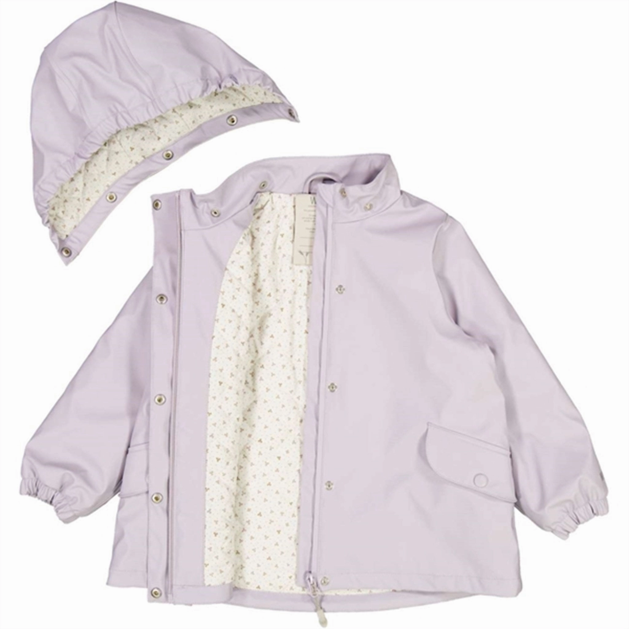City Ready Wear Oversized Silhouette Wheat Rain Jacket Rika Thermo Violet
