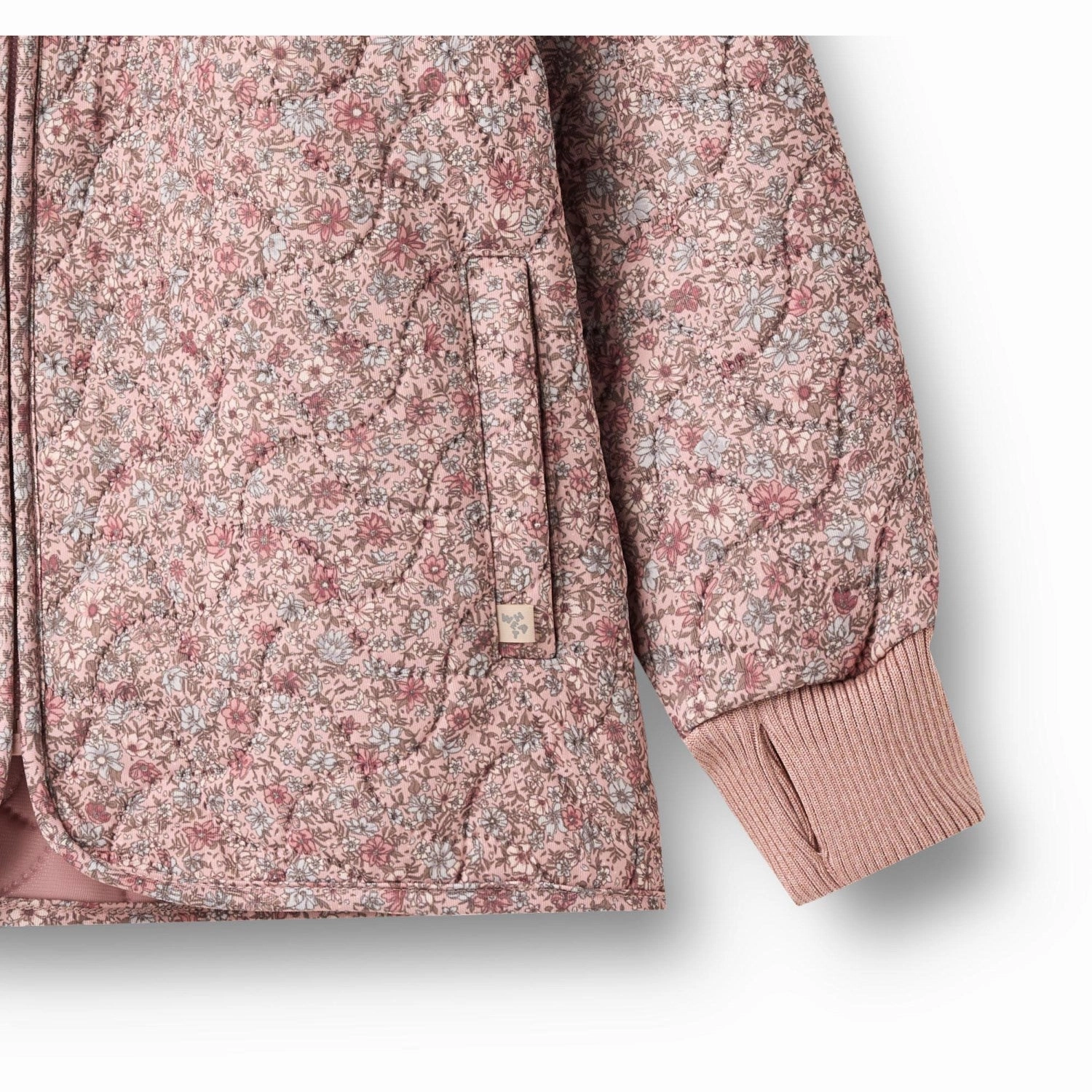 Wheat Soft Lavender Flowers Thermo Jacket Thilde Convertible Sleeves Practical Everyday Fit