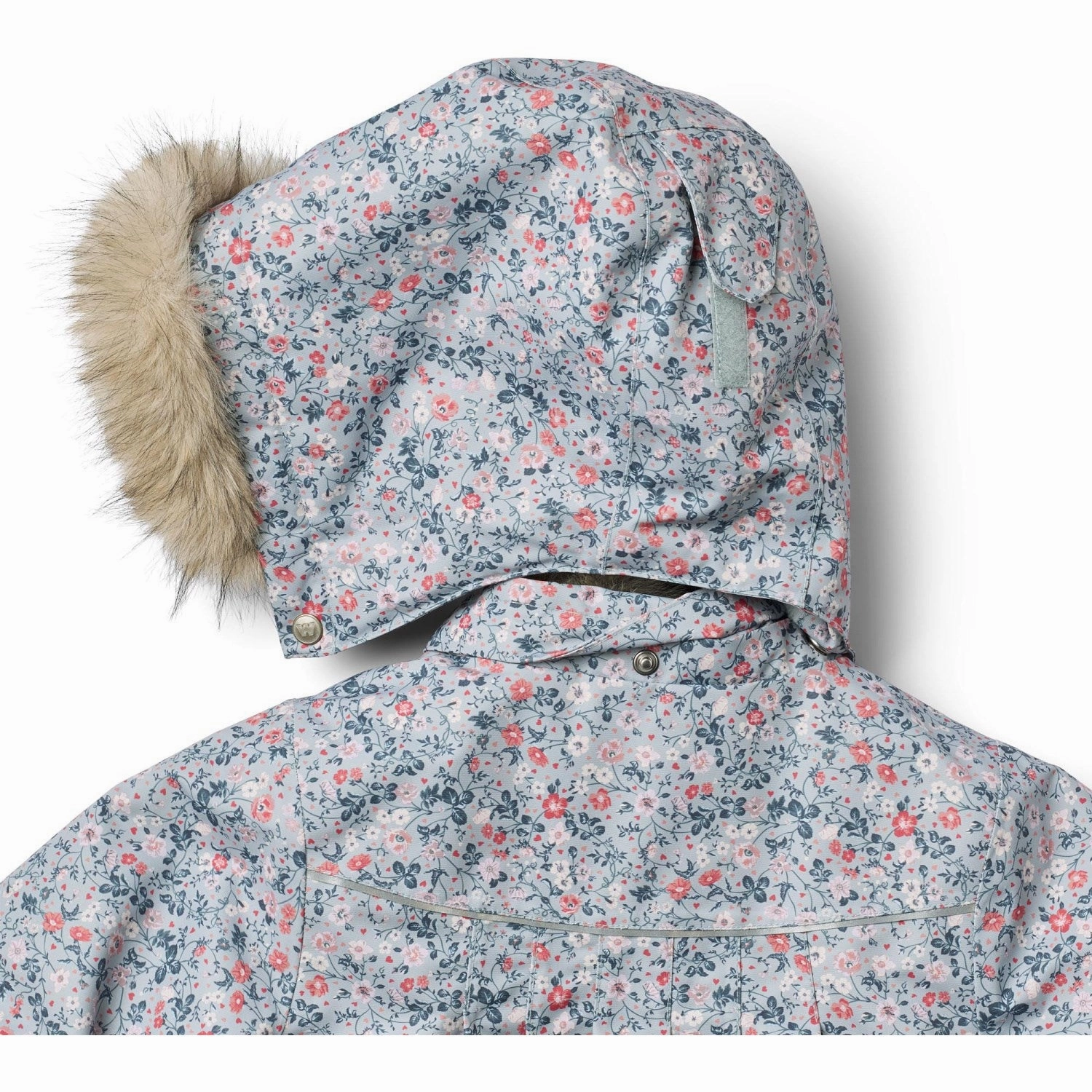 Wheat Soft Rain Flowers Jacket Mathilde Winter Outerwear Quick Pull Zipper