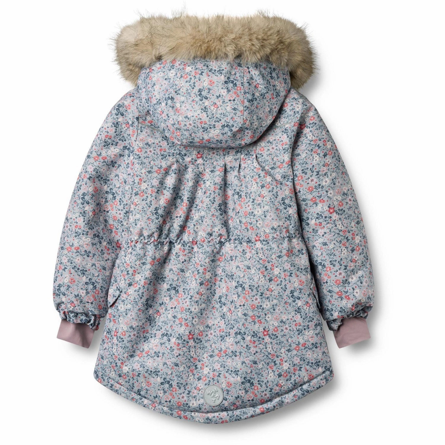 Pocket Details Wheat Soft Rain Flowers Jacket Mathilde