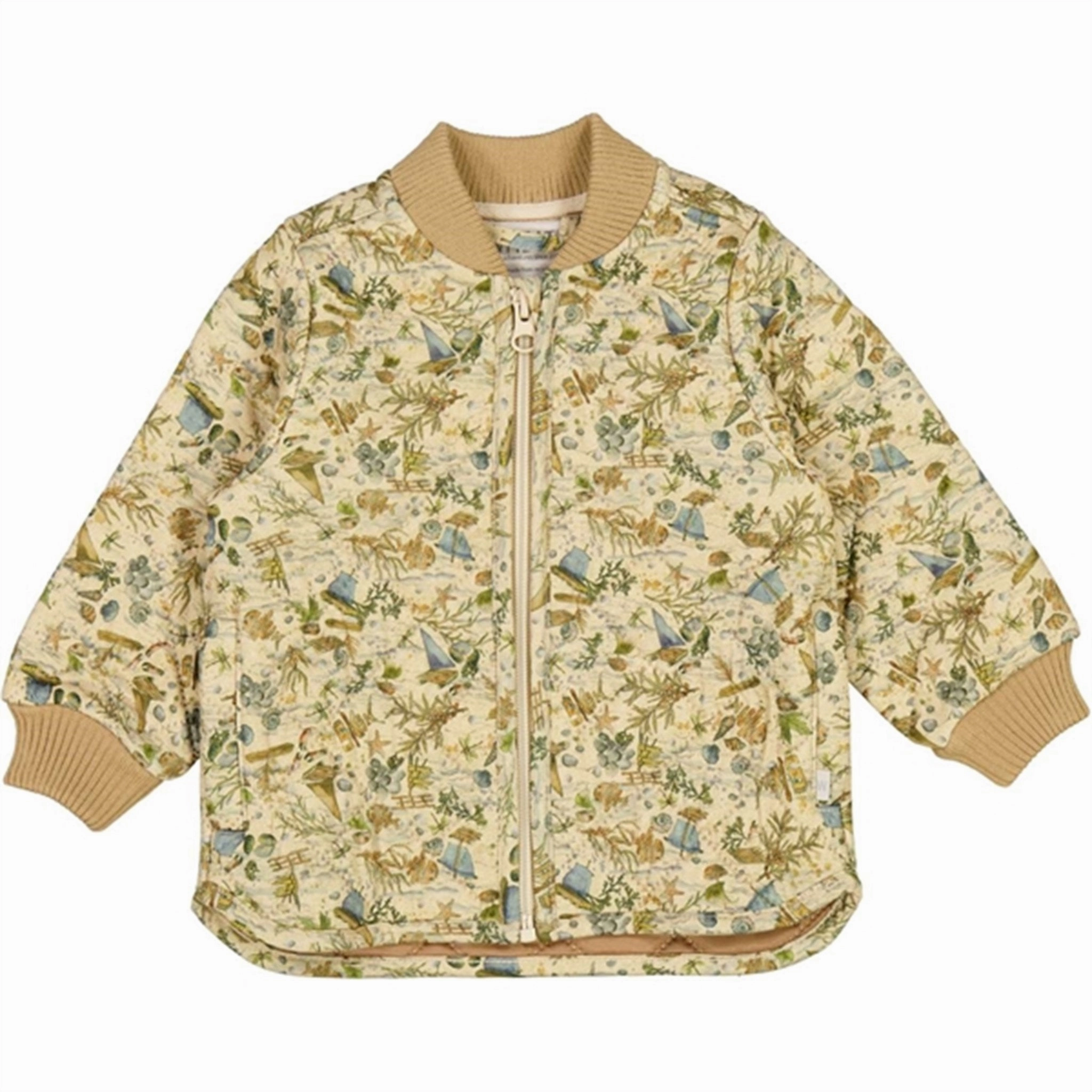 Wheat Thermo Clam Beach Jacket Loui Thick Fabric Odor Resistant Fabric